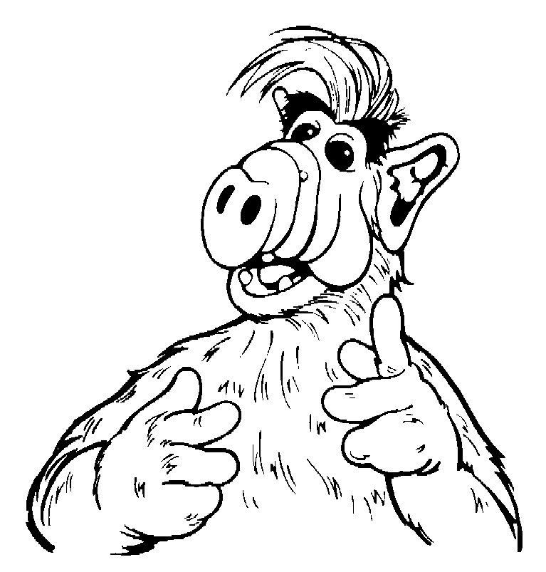 Alf ausmalbilder