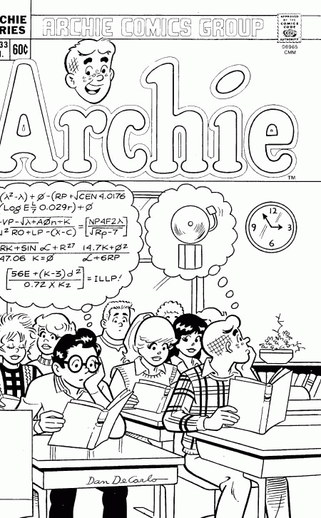 Archie ausmalbilder