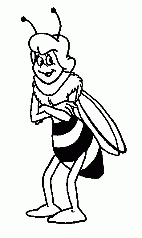 Biene maja ausmalbilder