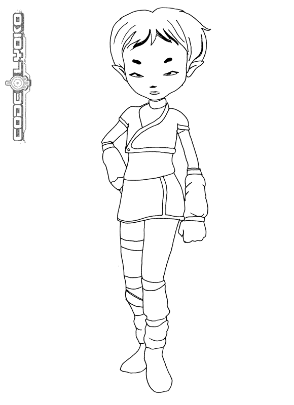 Code lyoko ausmalbilder