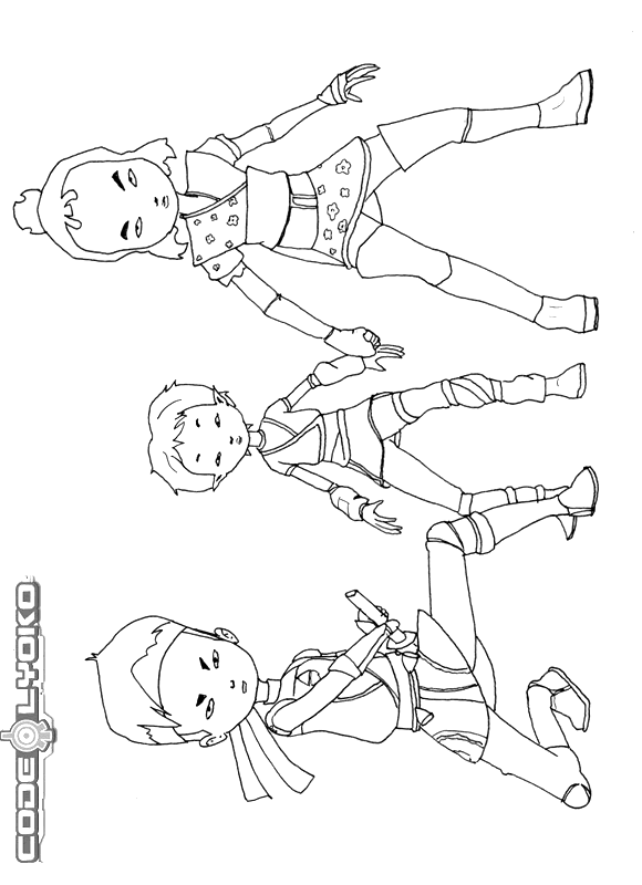 Code lyoko ausmalbilder