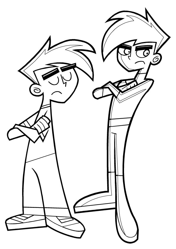 Danny phantom ausmalbilder