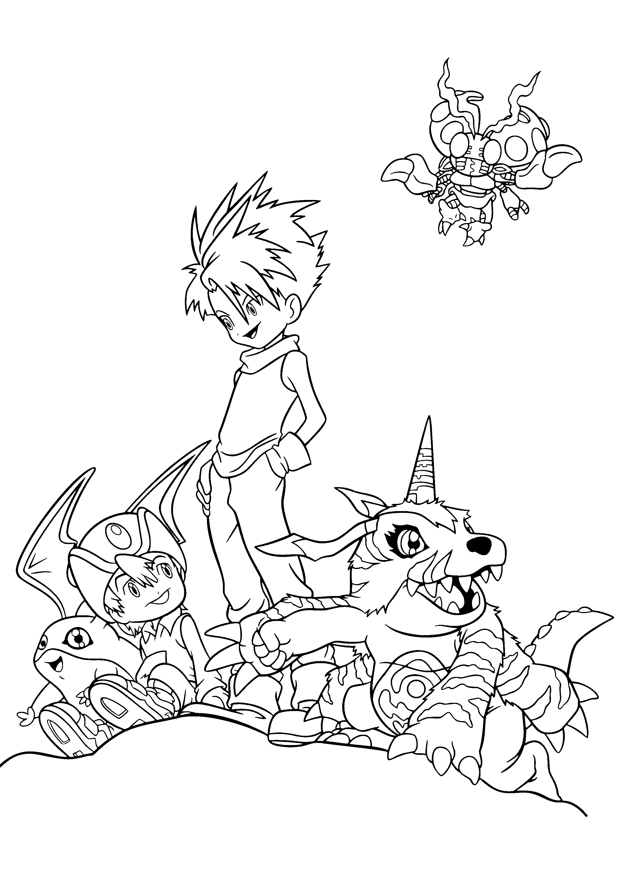 Digimon ausmalbilder