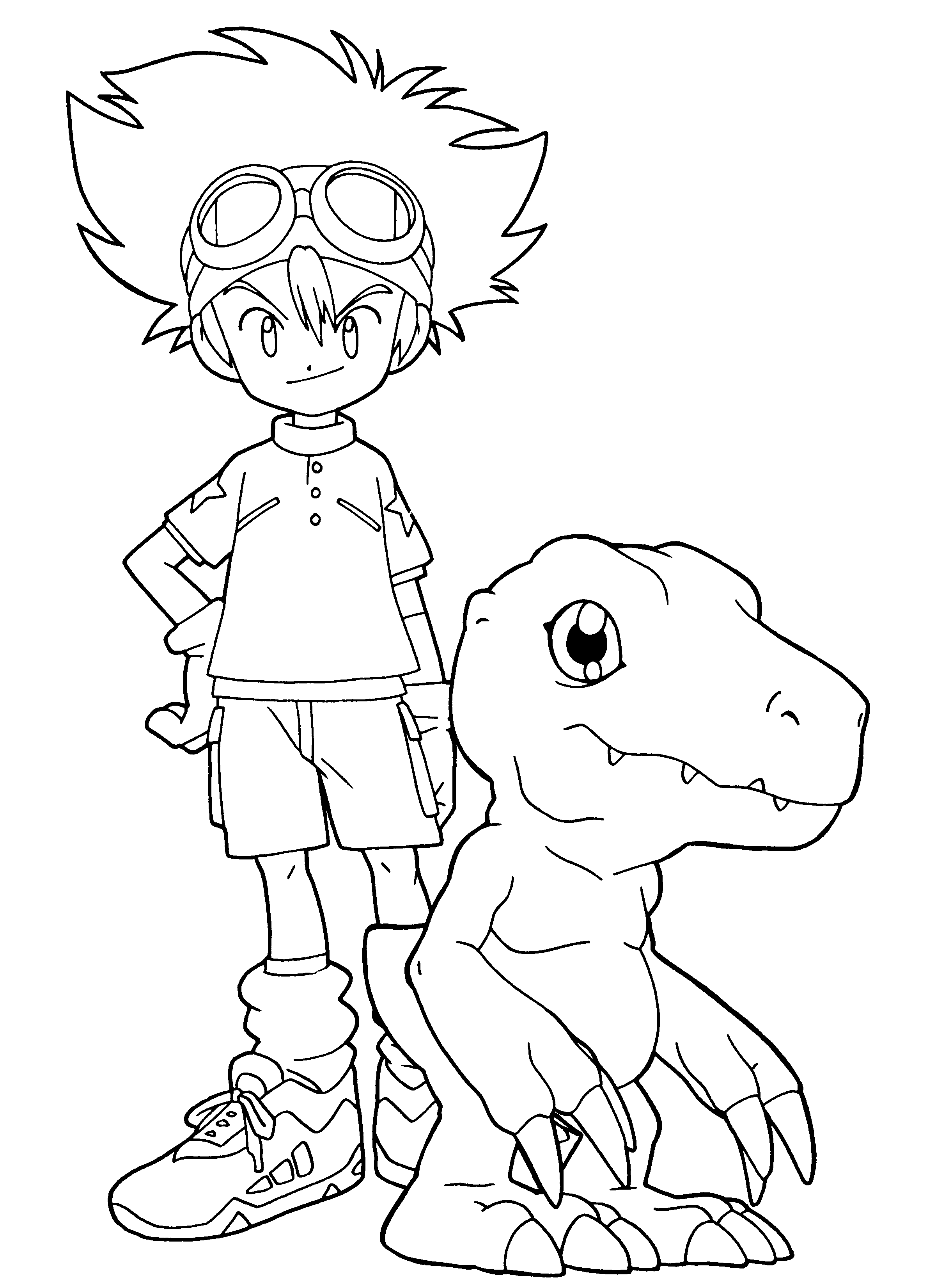 Digimon ausmalbilder