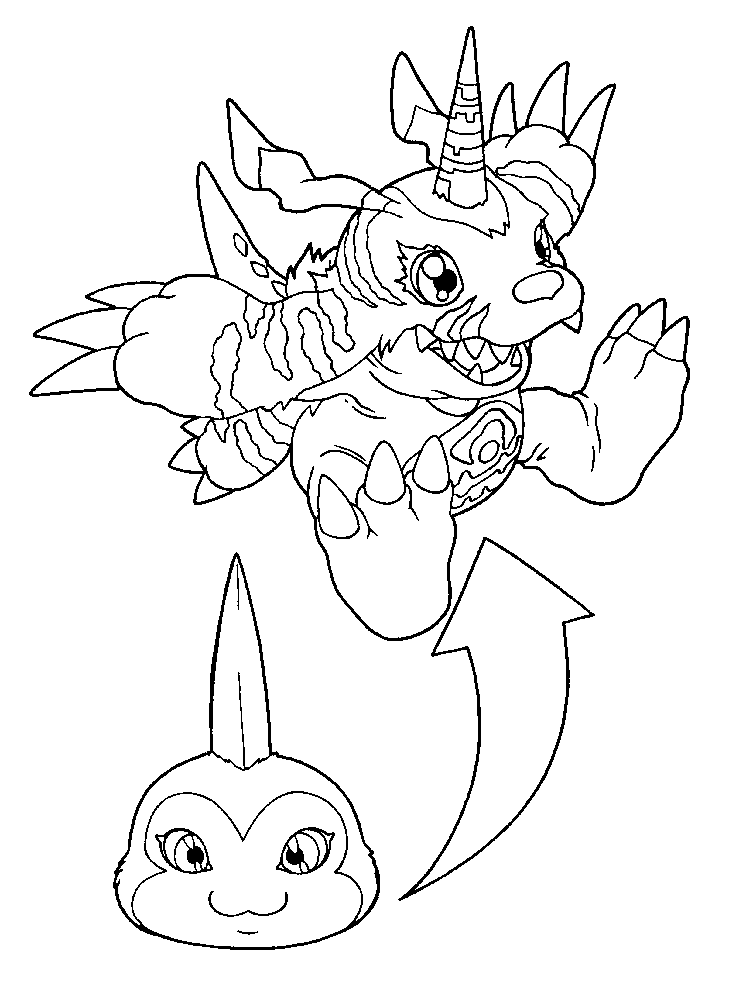 Digimon ausmalbilder