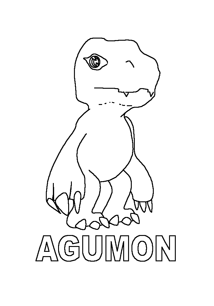 Digimon ausmalbilder