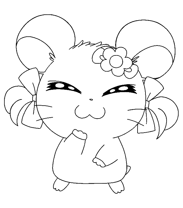 Hamtaro ausmalbilder