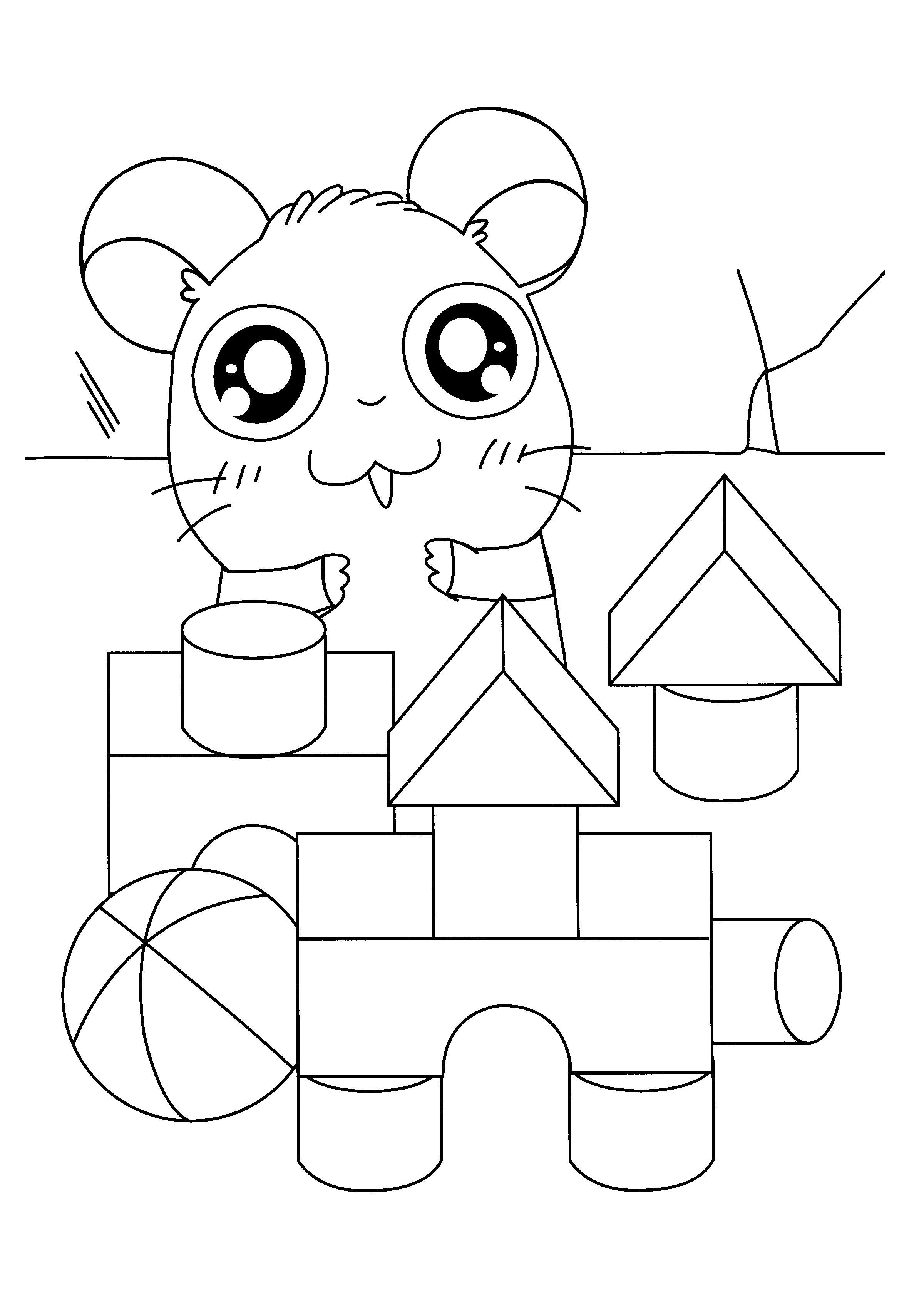 Hamtaro ausmalbilder