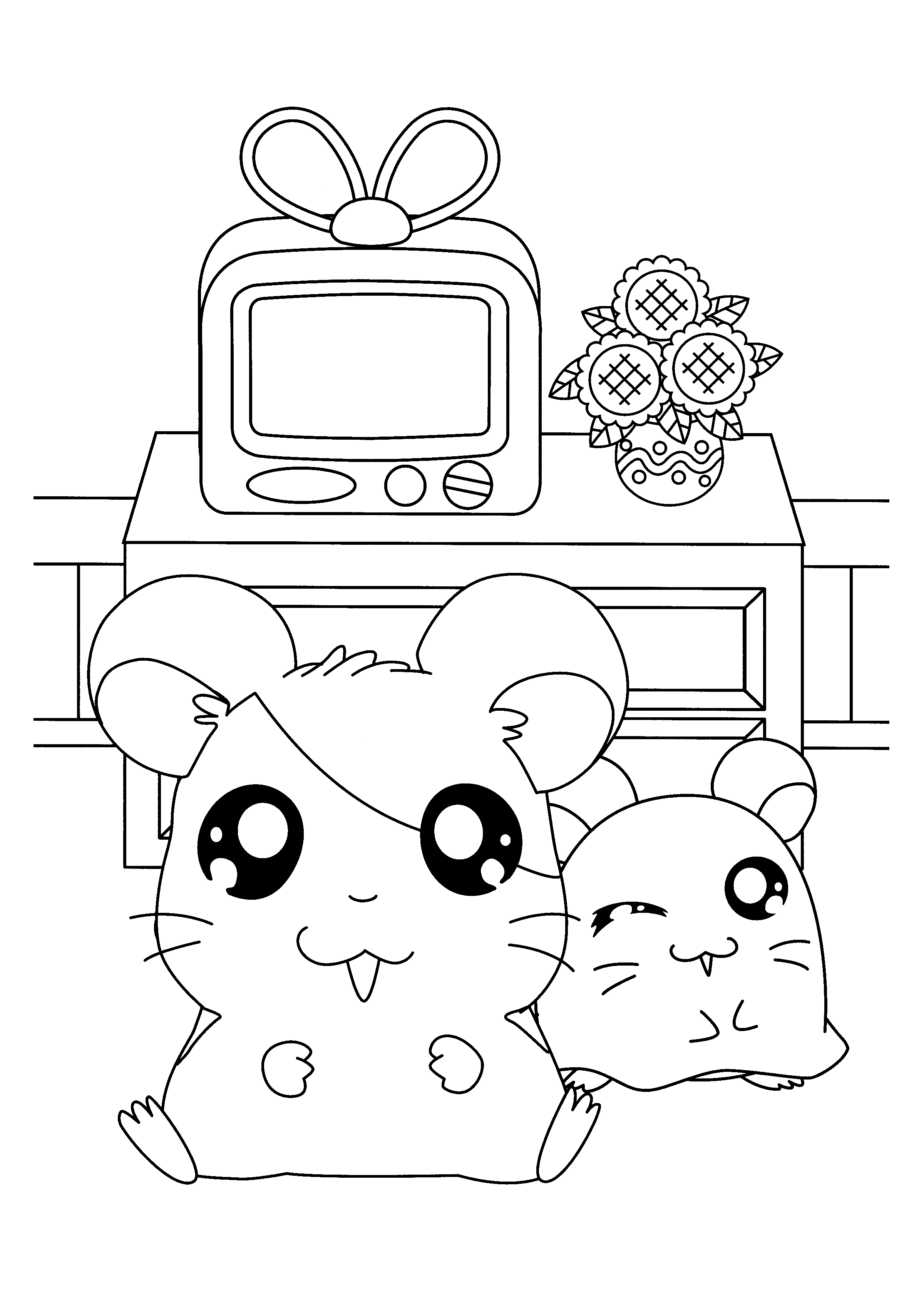 Hamtaro ausmalbilder