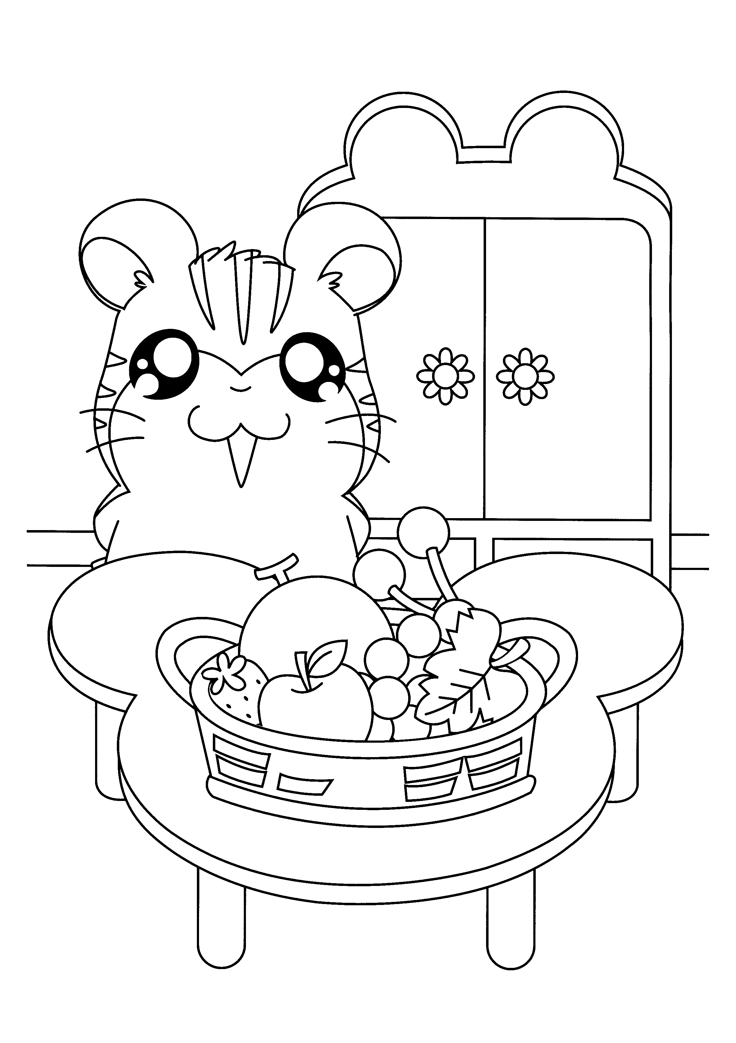 Hamtaro ausmalbilder