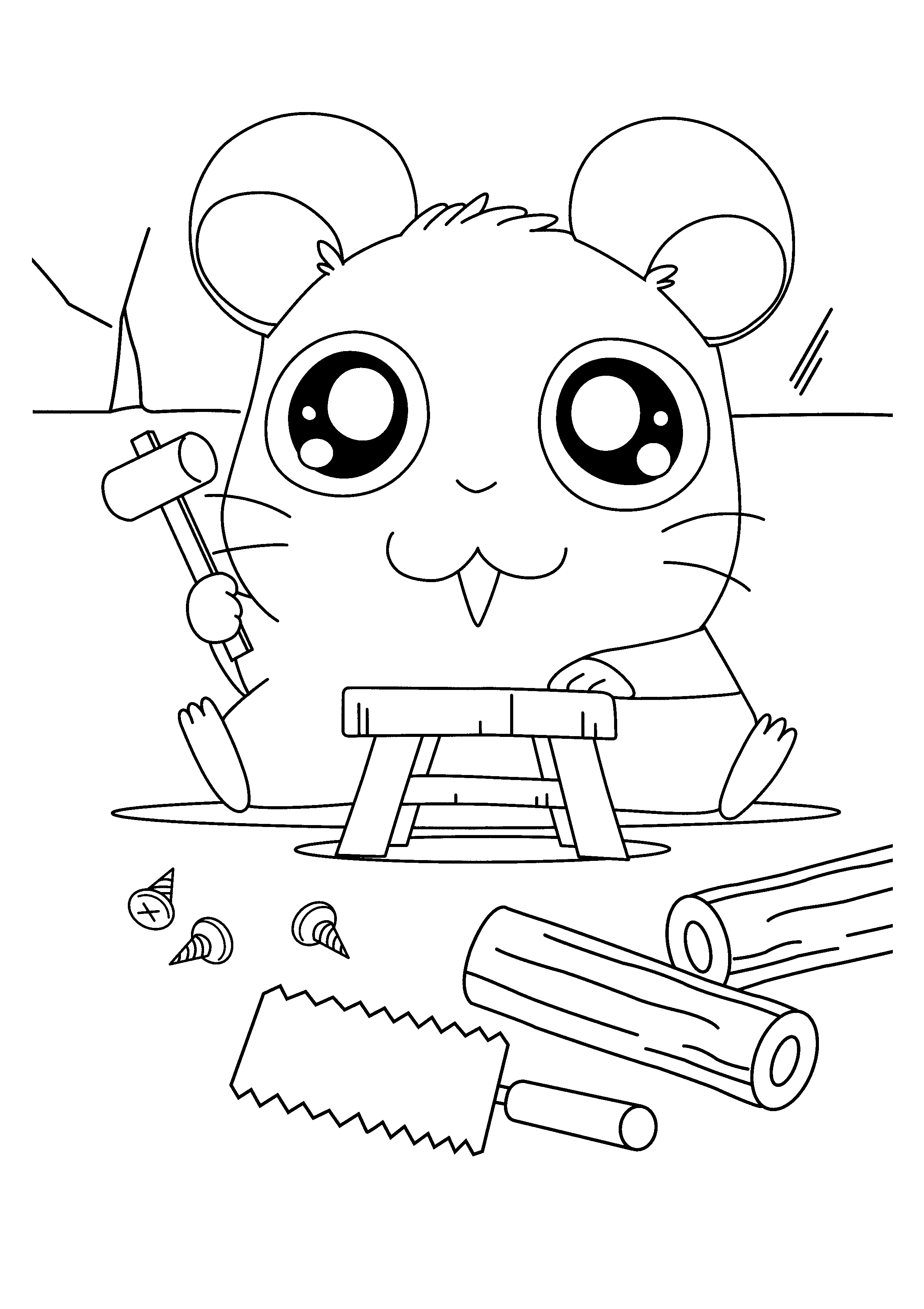 Hamtaro ausmalbilder