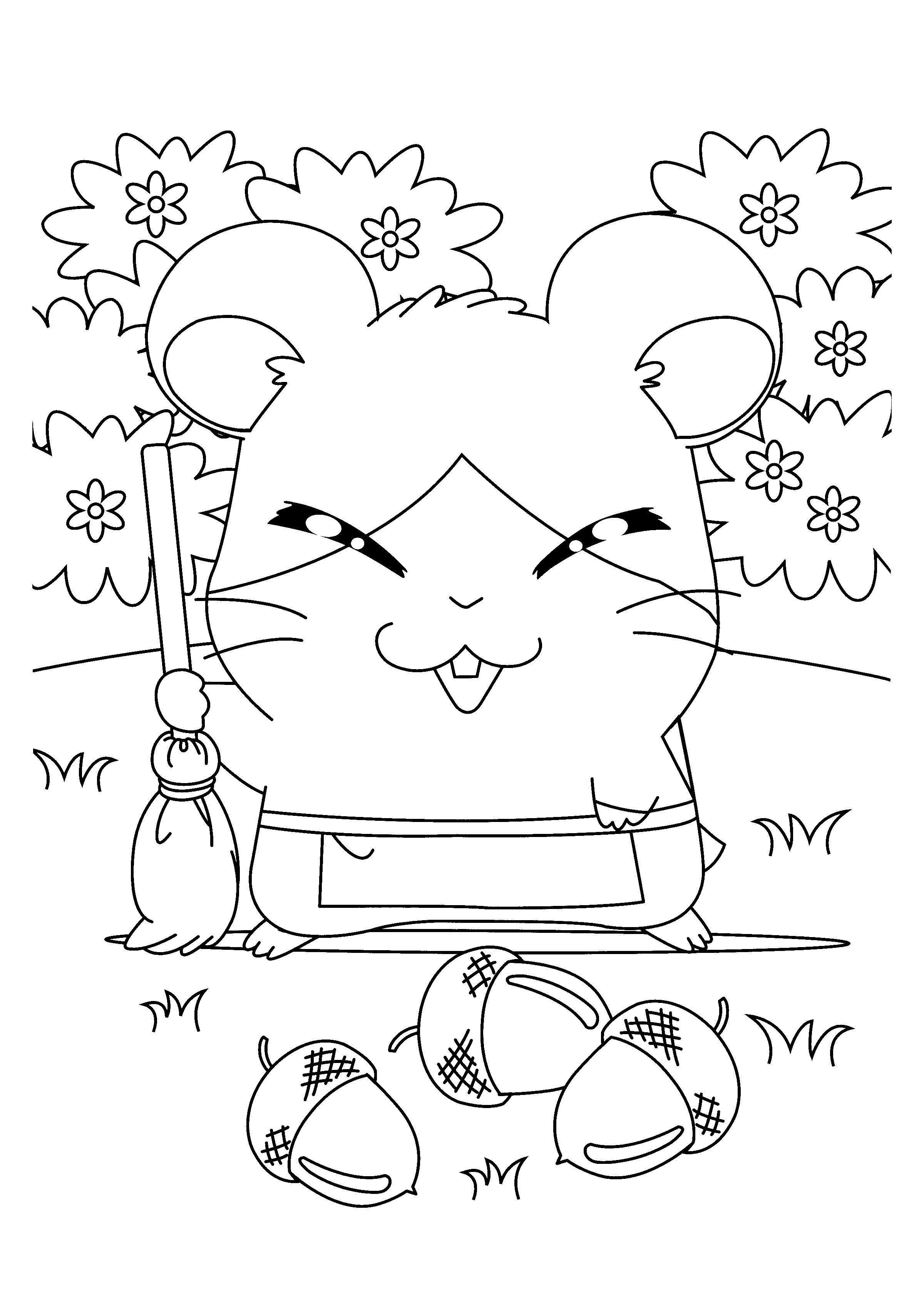 Hamtaro ausmalbilder