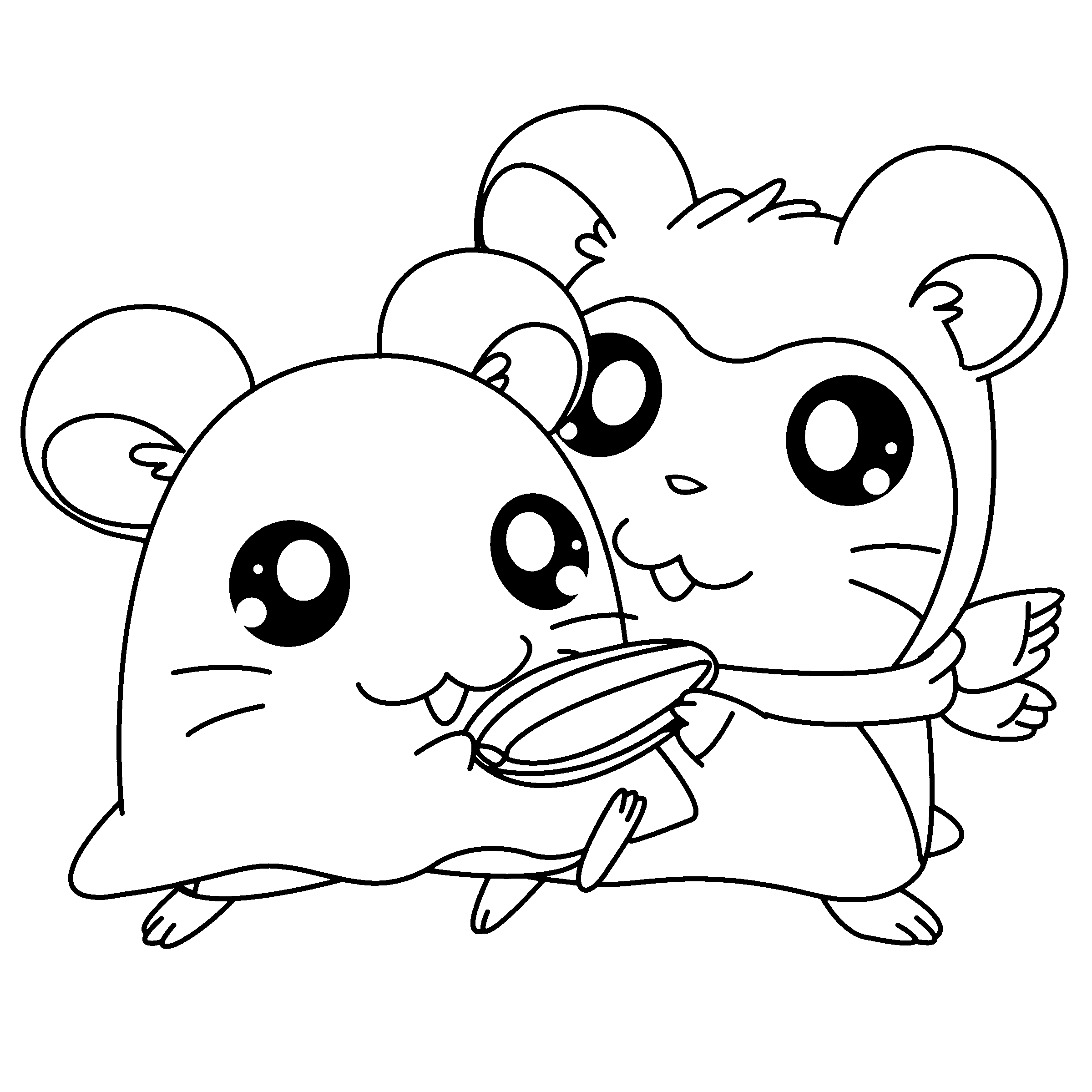 Hamtaro ausmalbilder