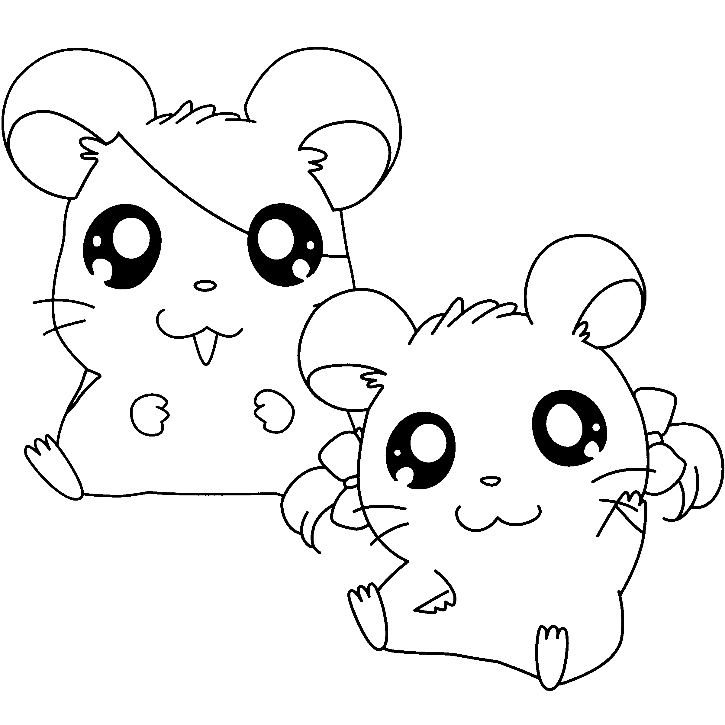 Hamtaro ausmalbilder