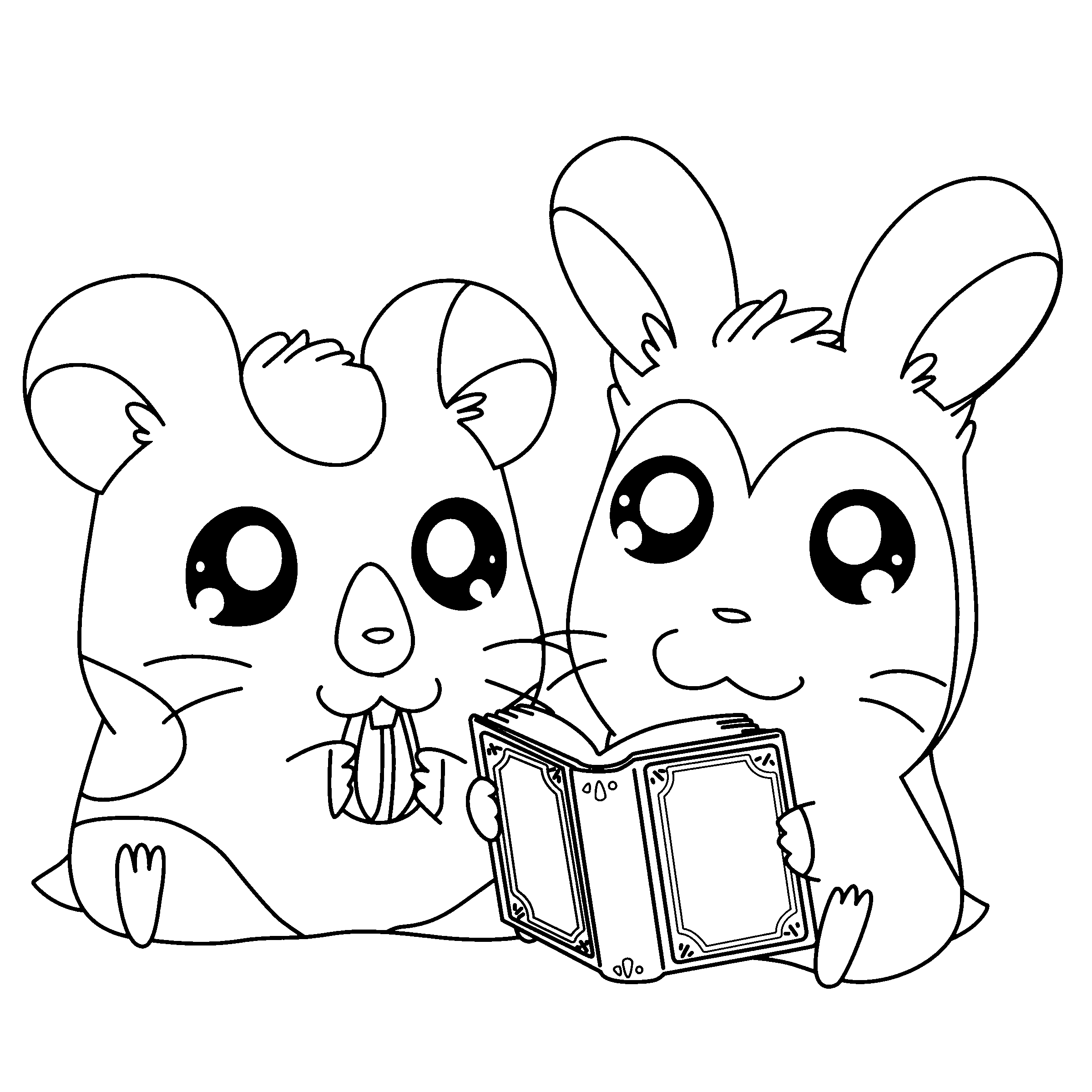 Hamtaro ausmalbilder