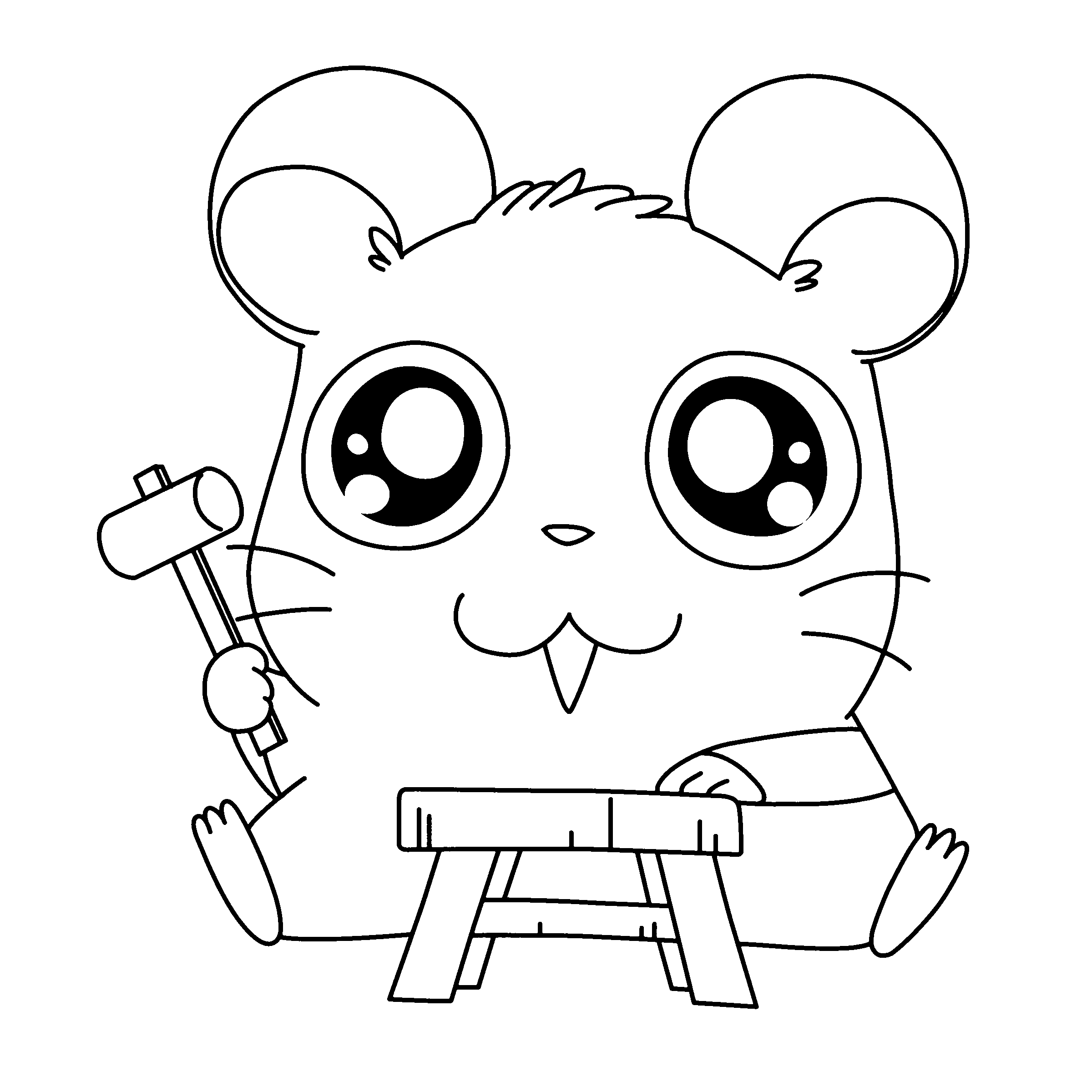 Hamtaro ausmalbilder