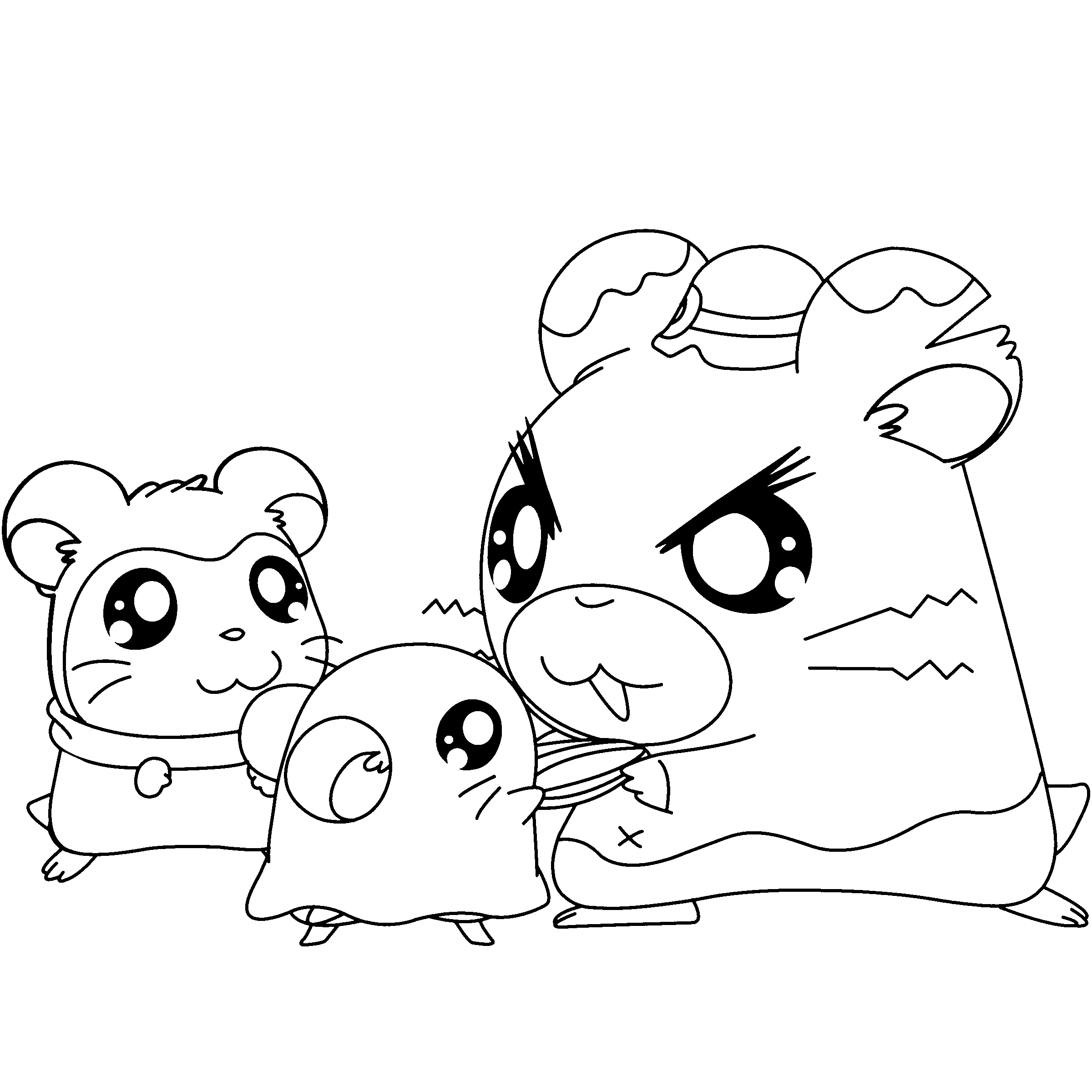 Hamtaro ausmalbilder