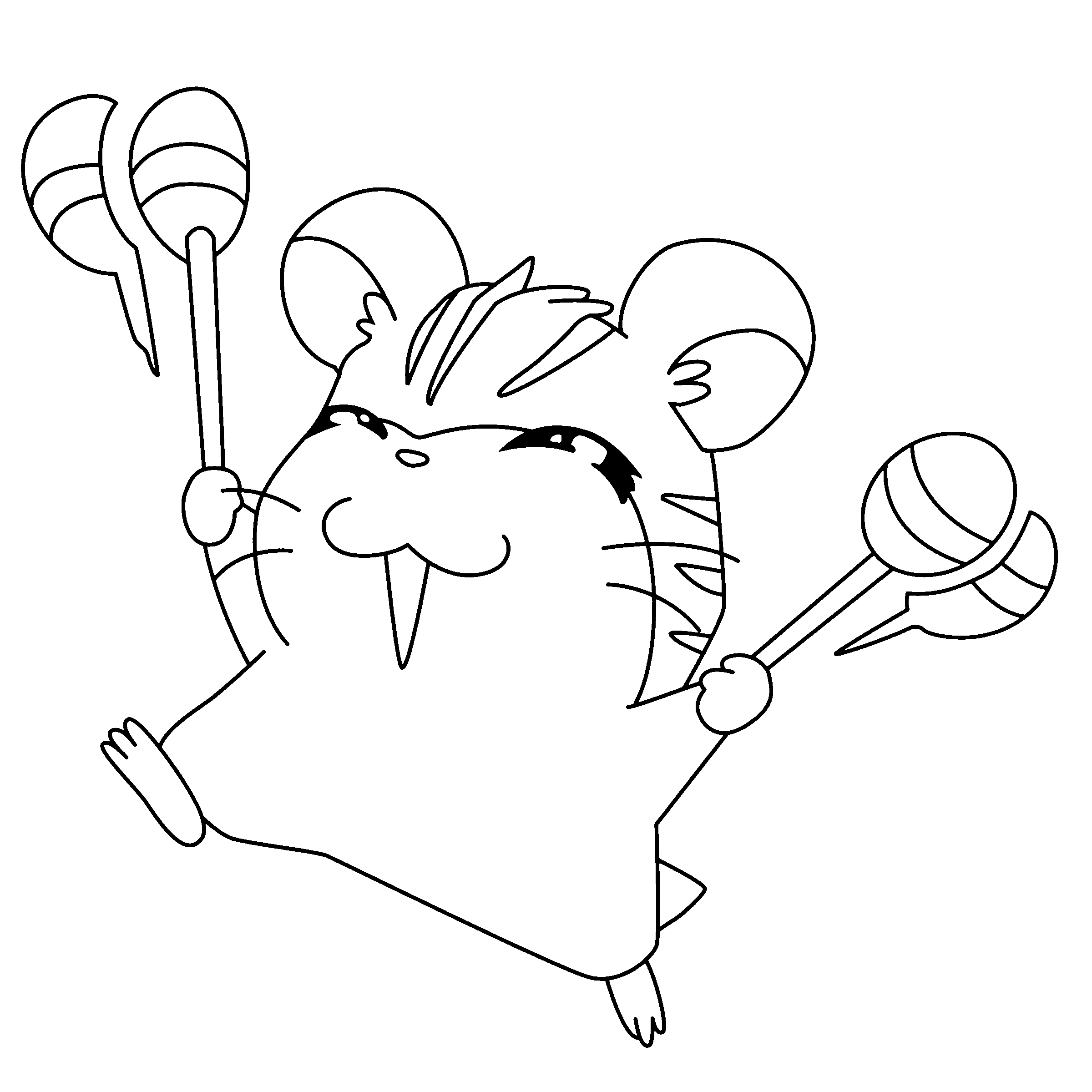 Hamtaro ausmalbilder