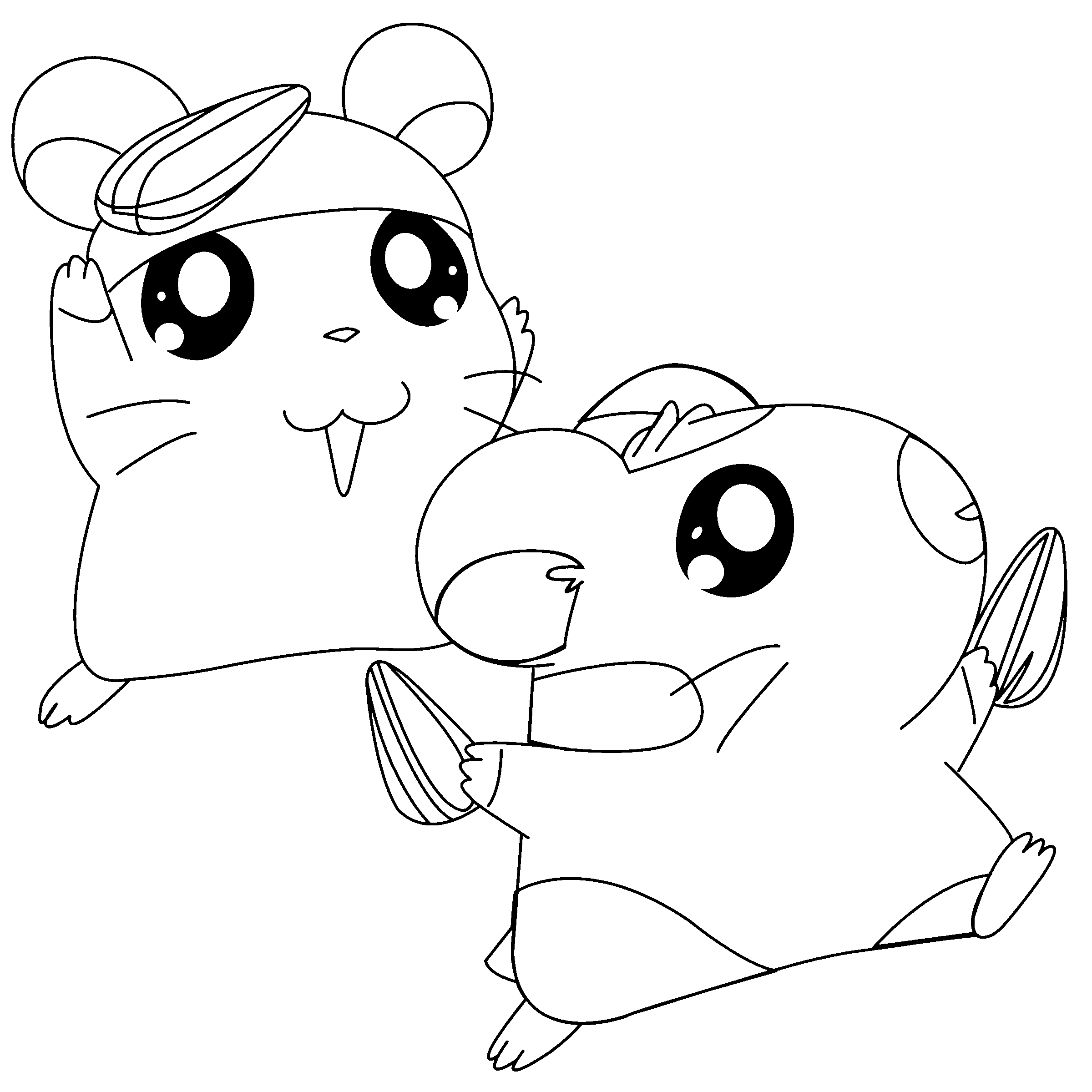 Hamtaro ausmalbilder