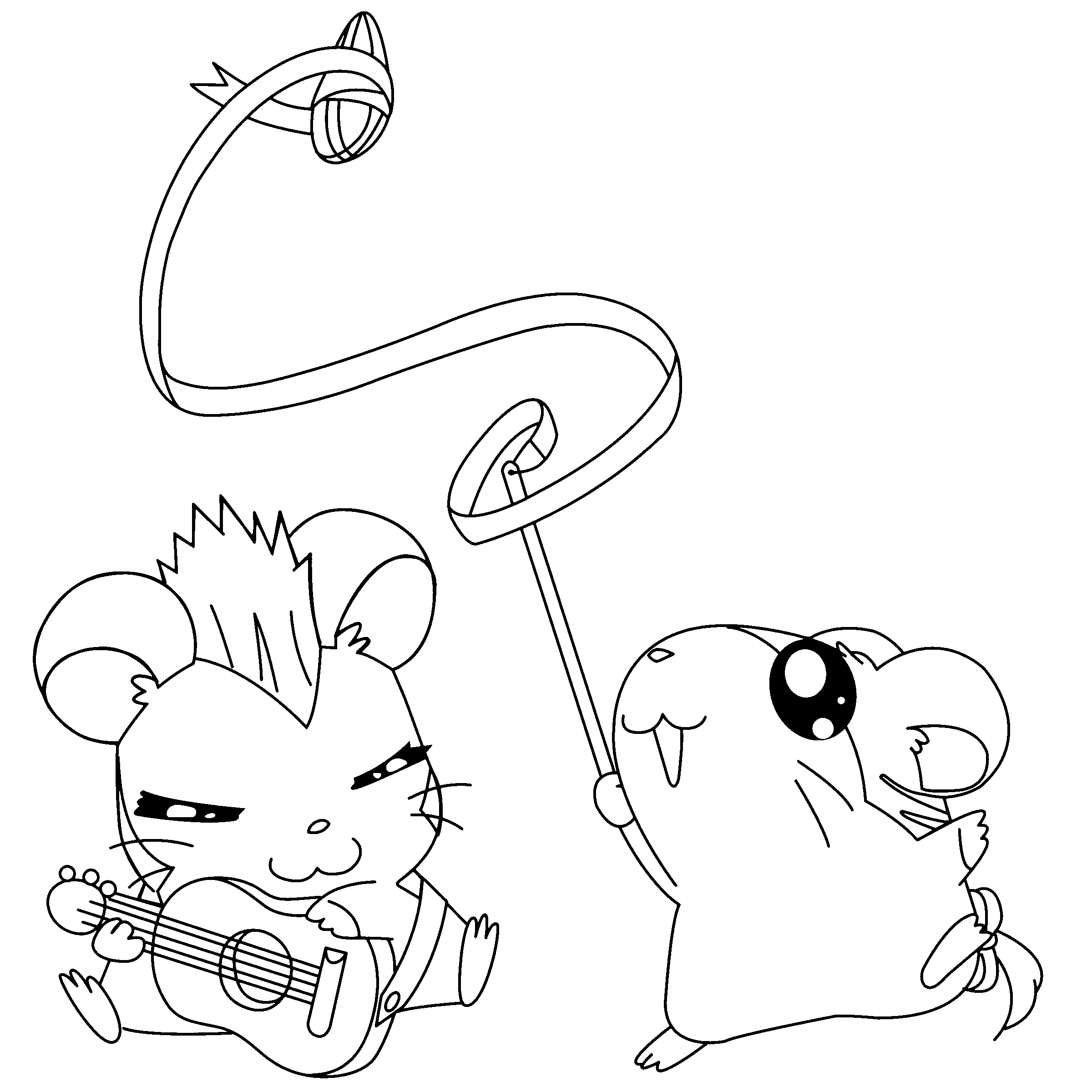 Hamtaro ausmalbilder