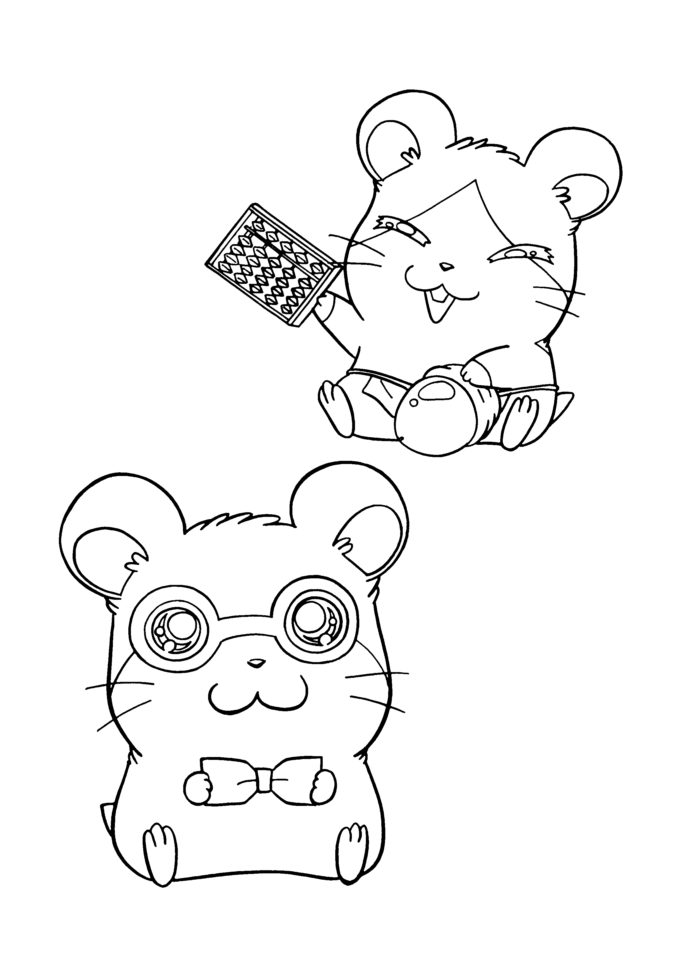 Hamtaro ausmalbilder