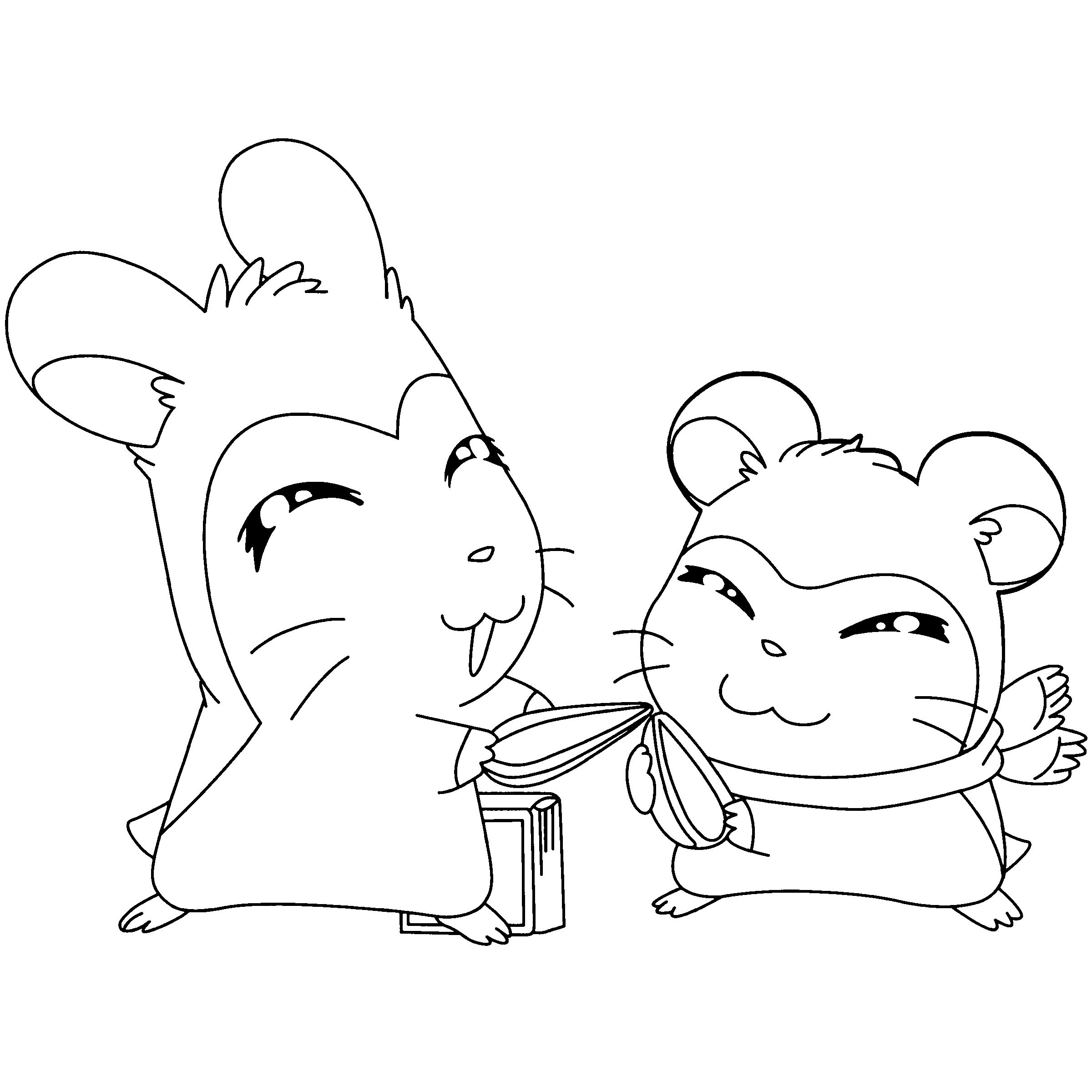 Hamtaro ausmalbilder