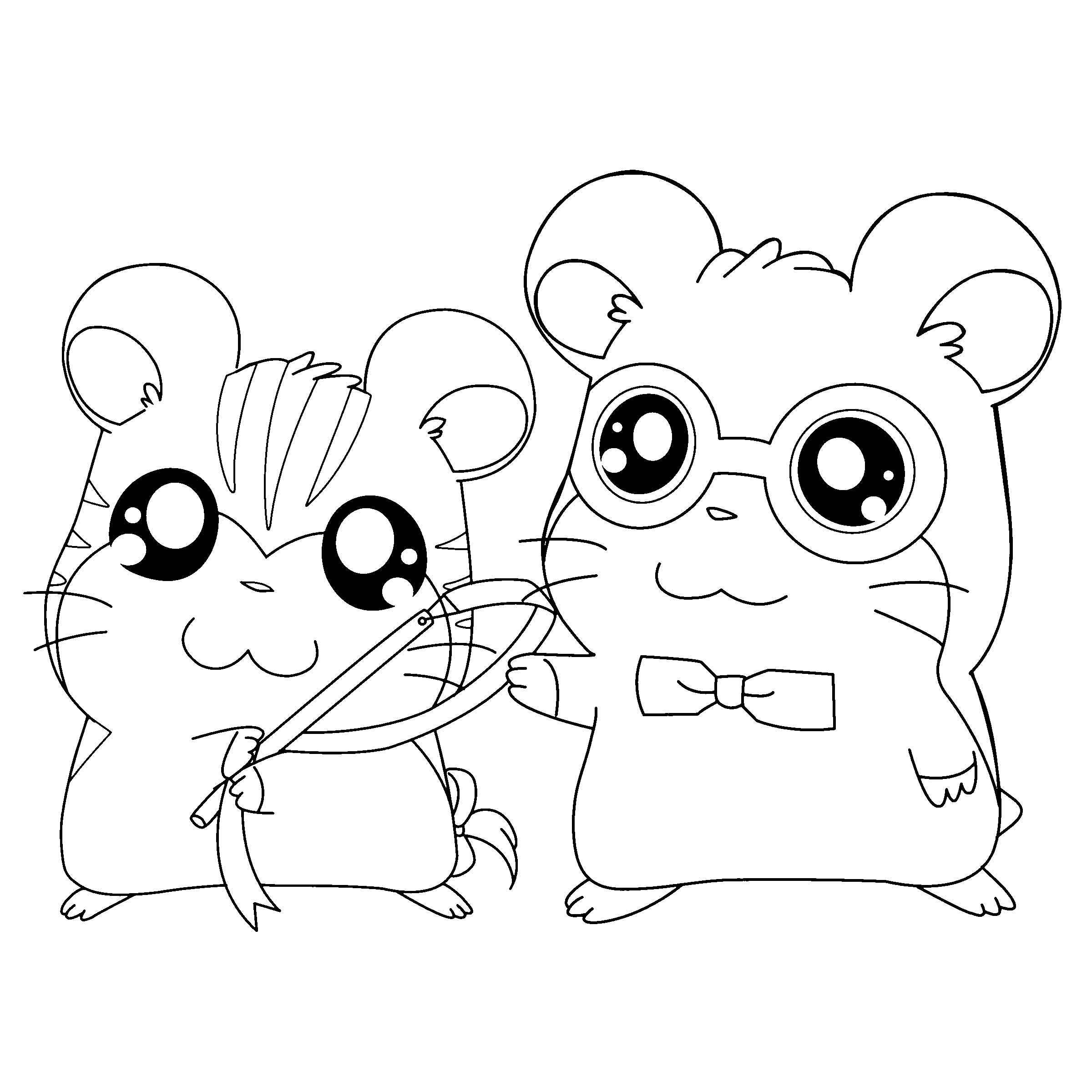 Hamtaro ausmalbilder