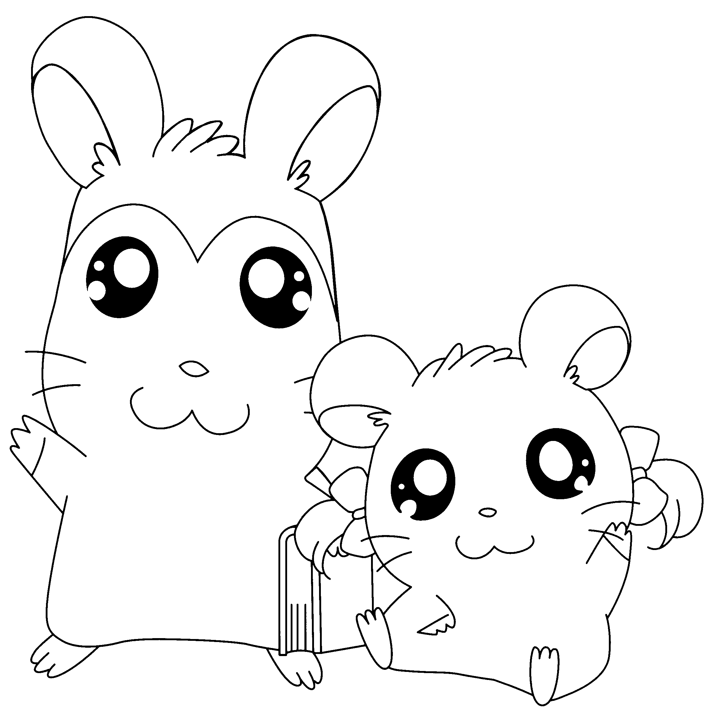 Hamtaro ausmalbilder