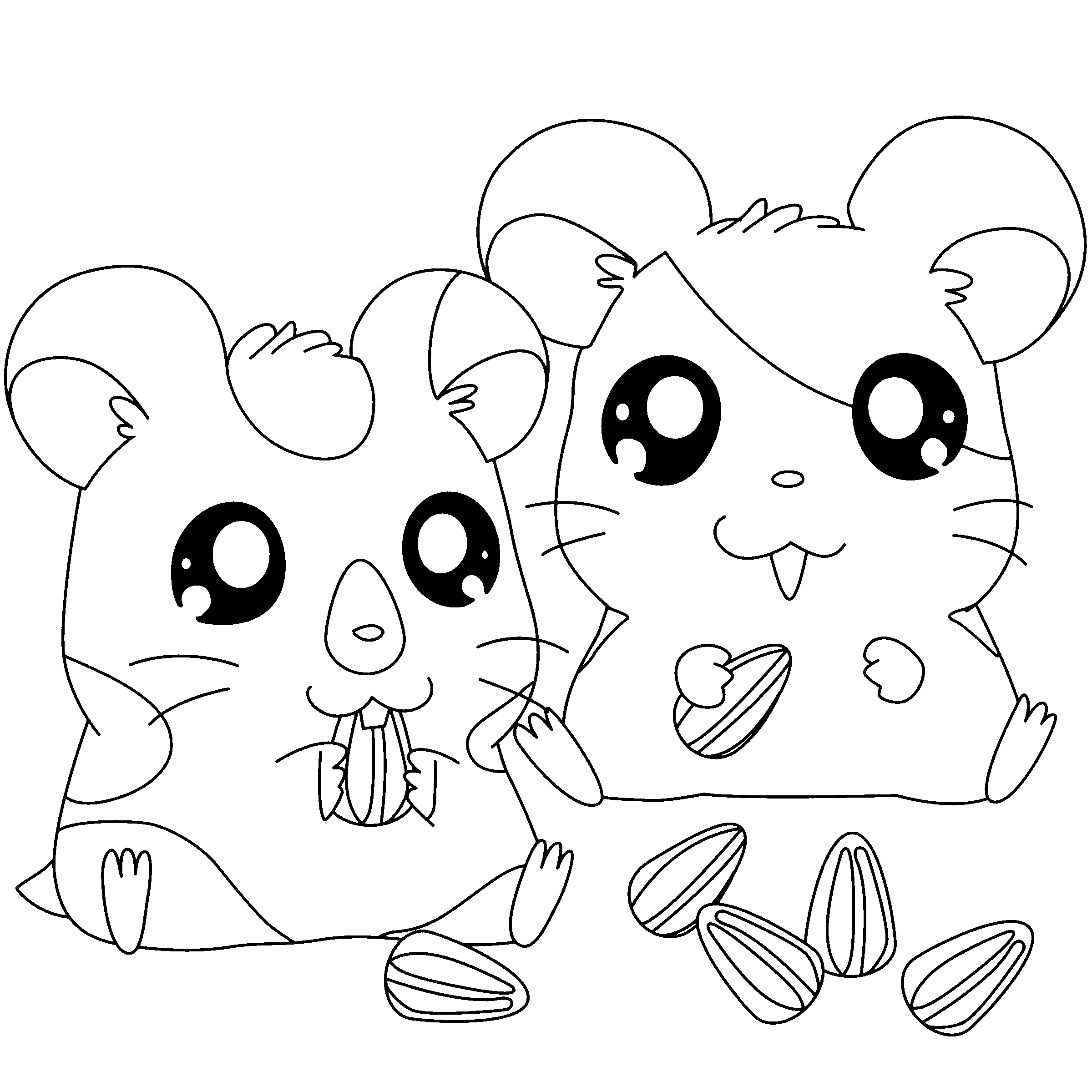 Hamtaro ausmalbilder