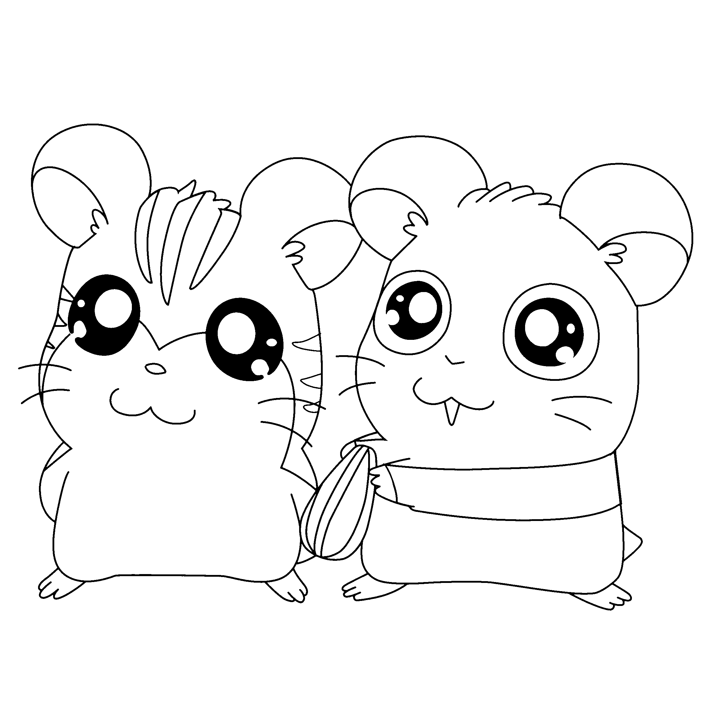 Hamtaro ausmalbilder