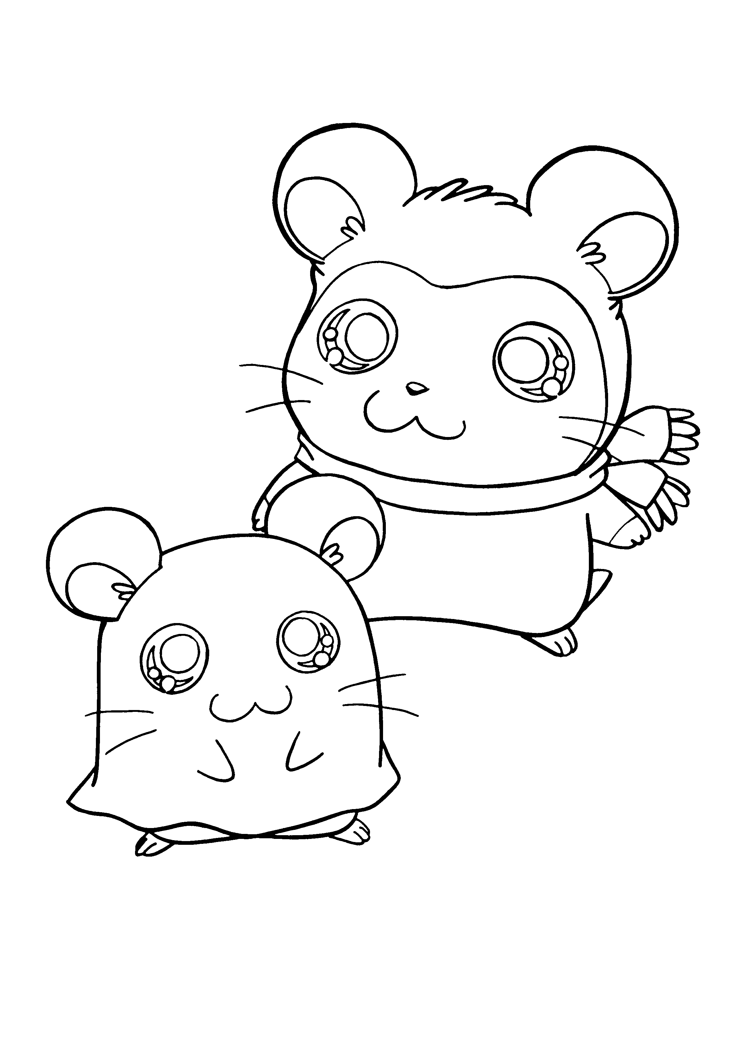 Hamtaro ausmalbilder