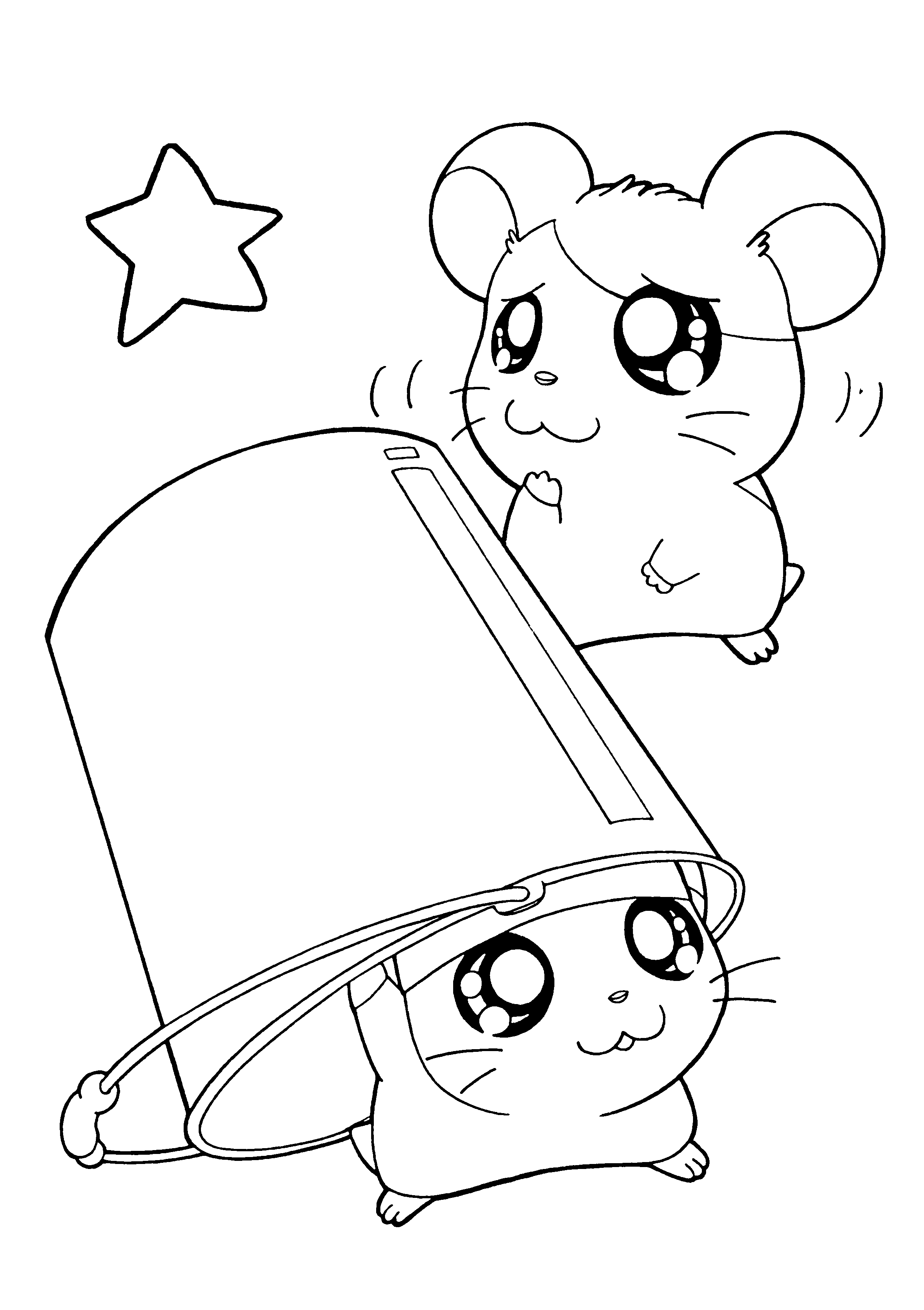 Hamtaro ausmalbilder