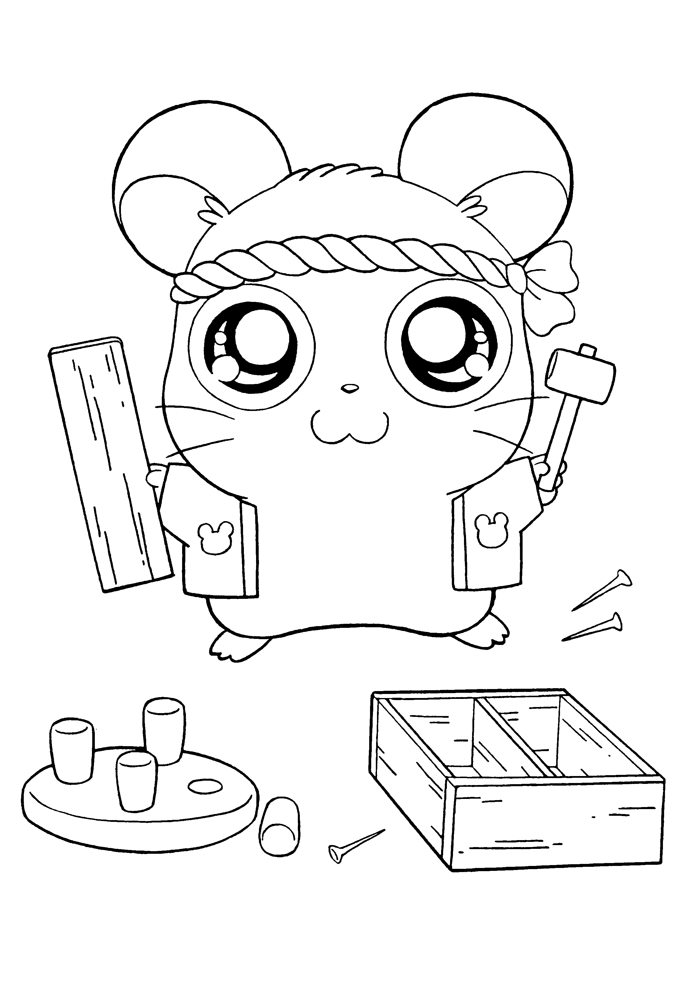 Hamtaro ausmalbilder