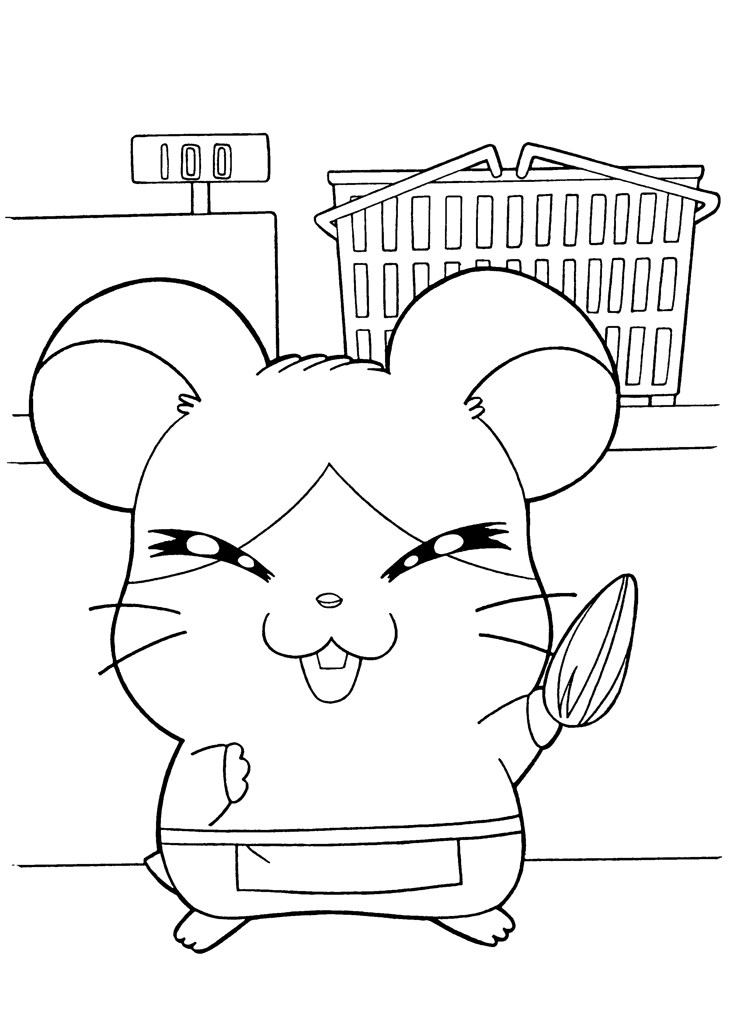 Hamtaro ausmalbilder