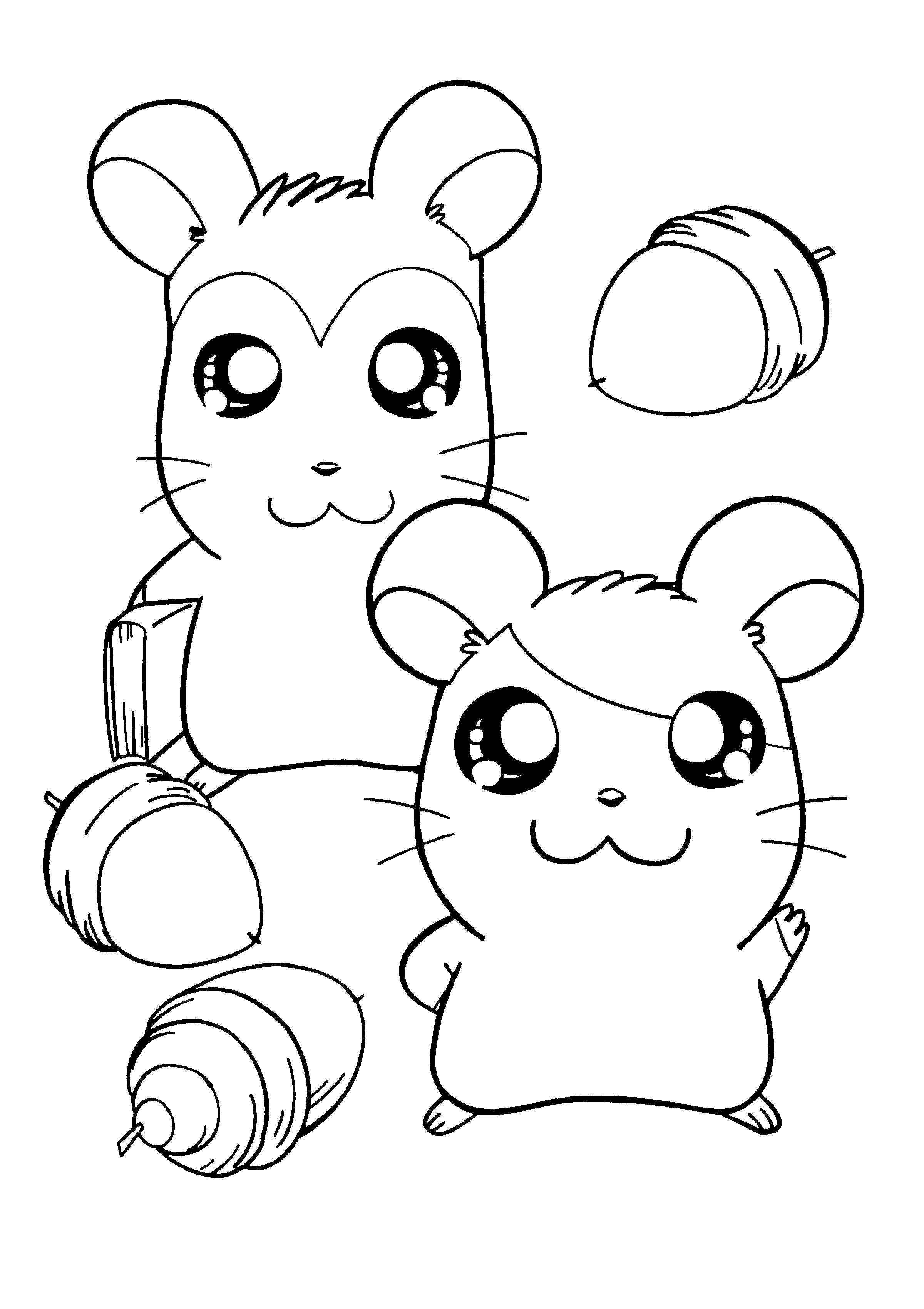 Hamtaro ausmalbilder