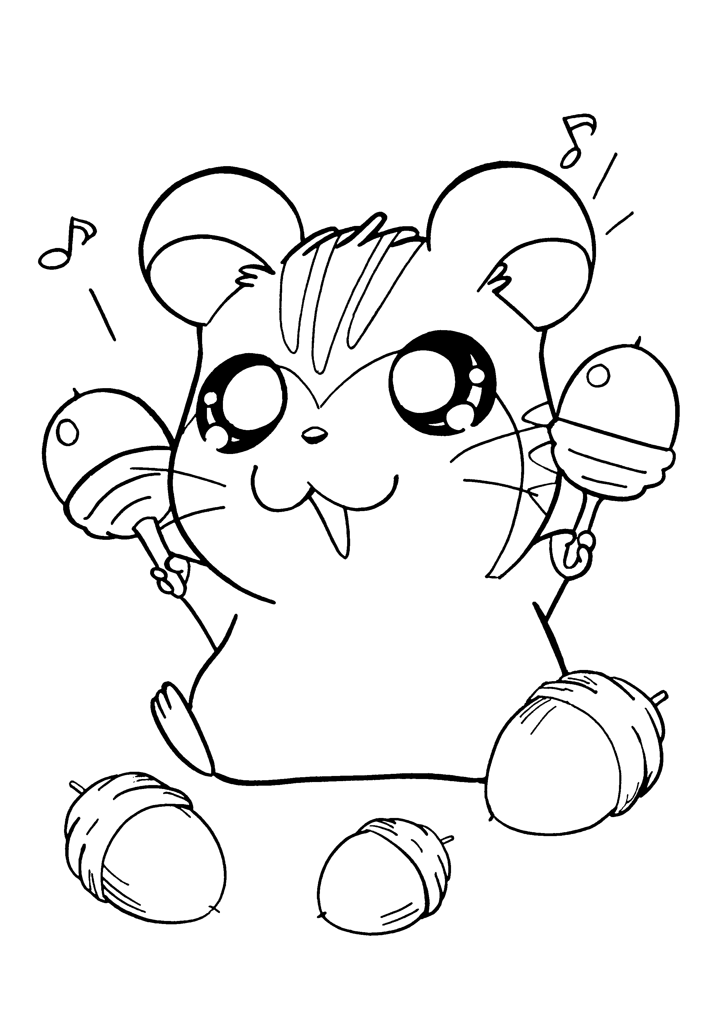 Hamtaro ausmalbilder