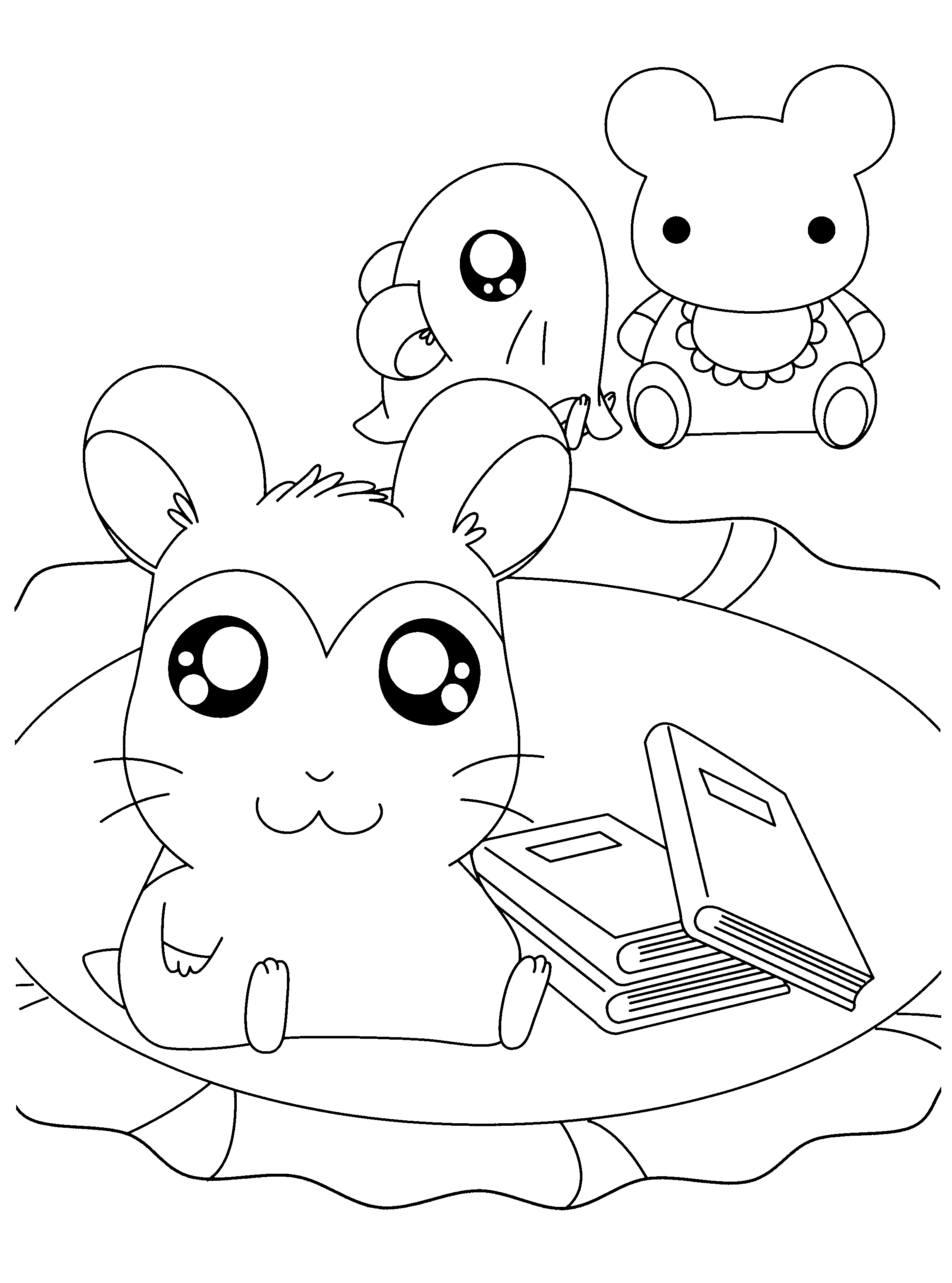 Hamtaro ausmalbilder