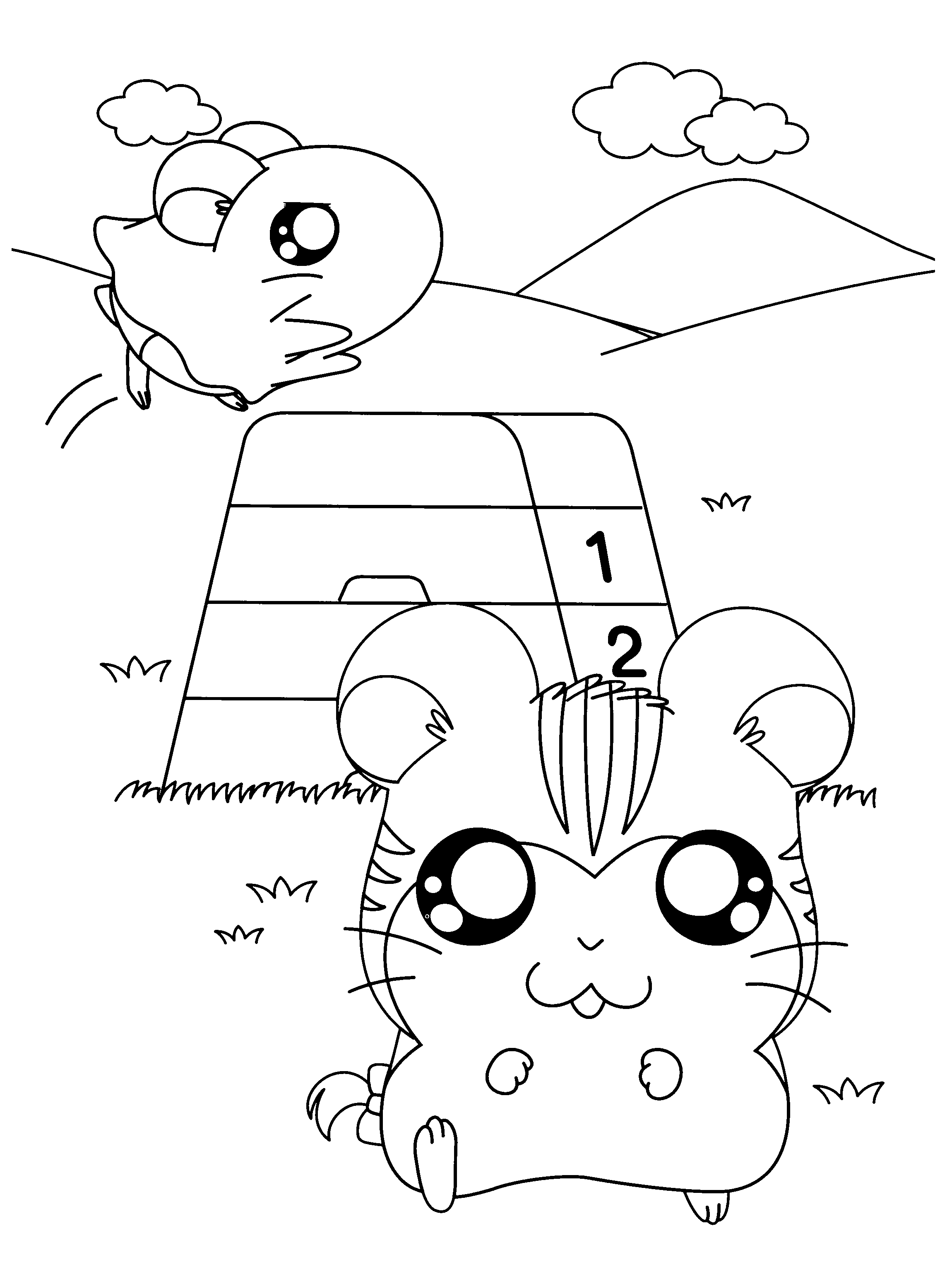 Hamtaro ausmalbilder