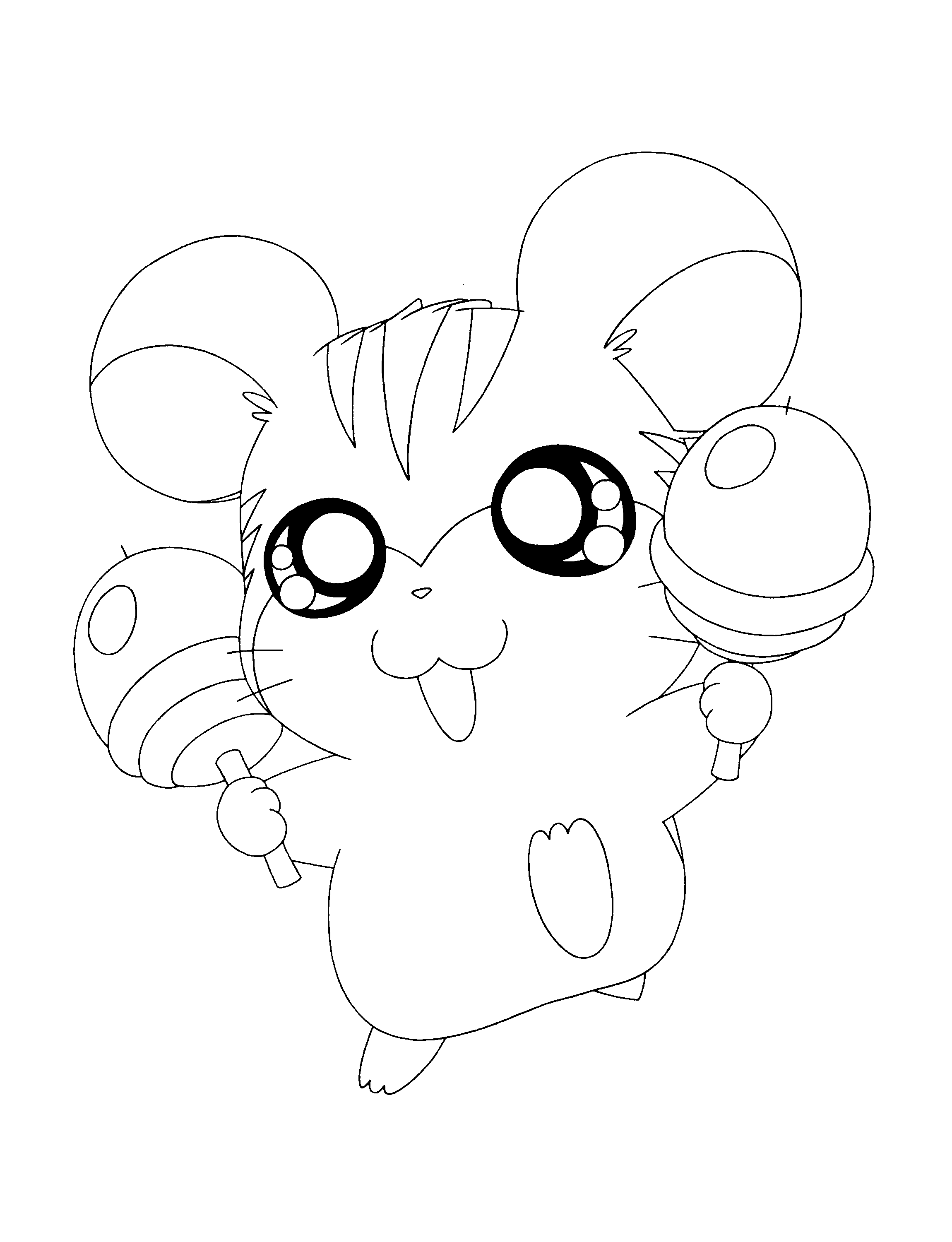 Hamtaro ausmalbilder