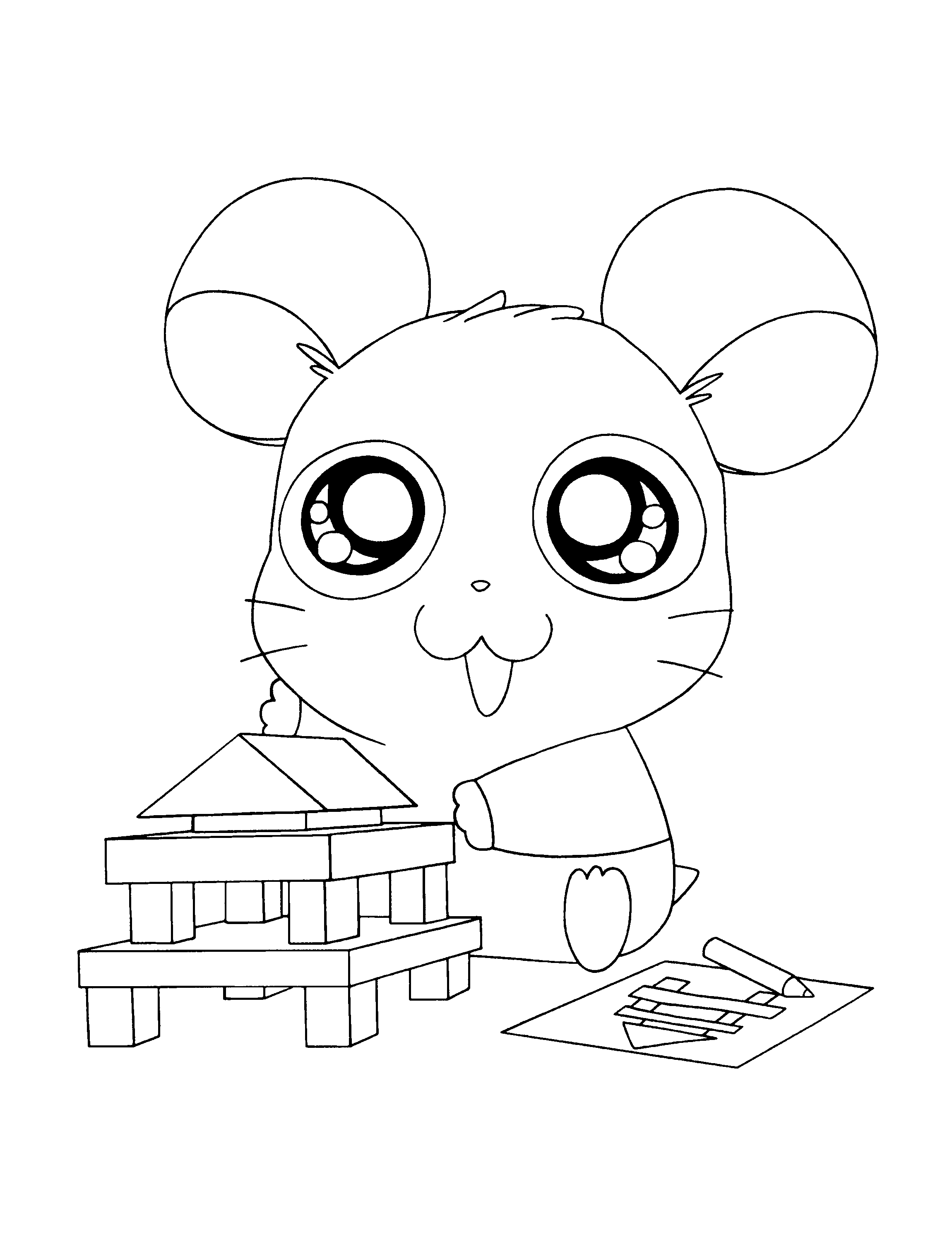 Hamtaro ausmalbilder