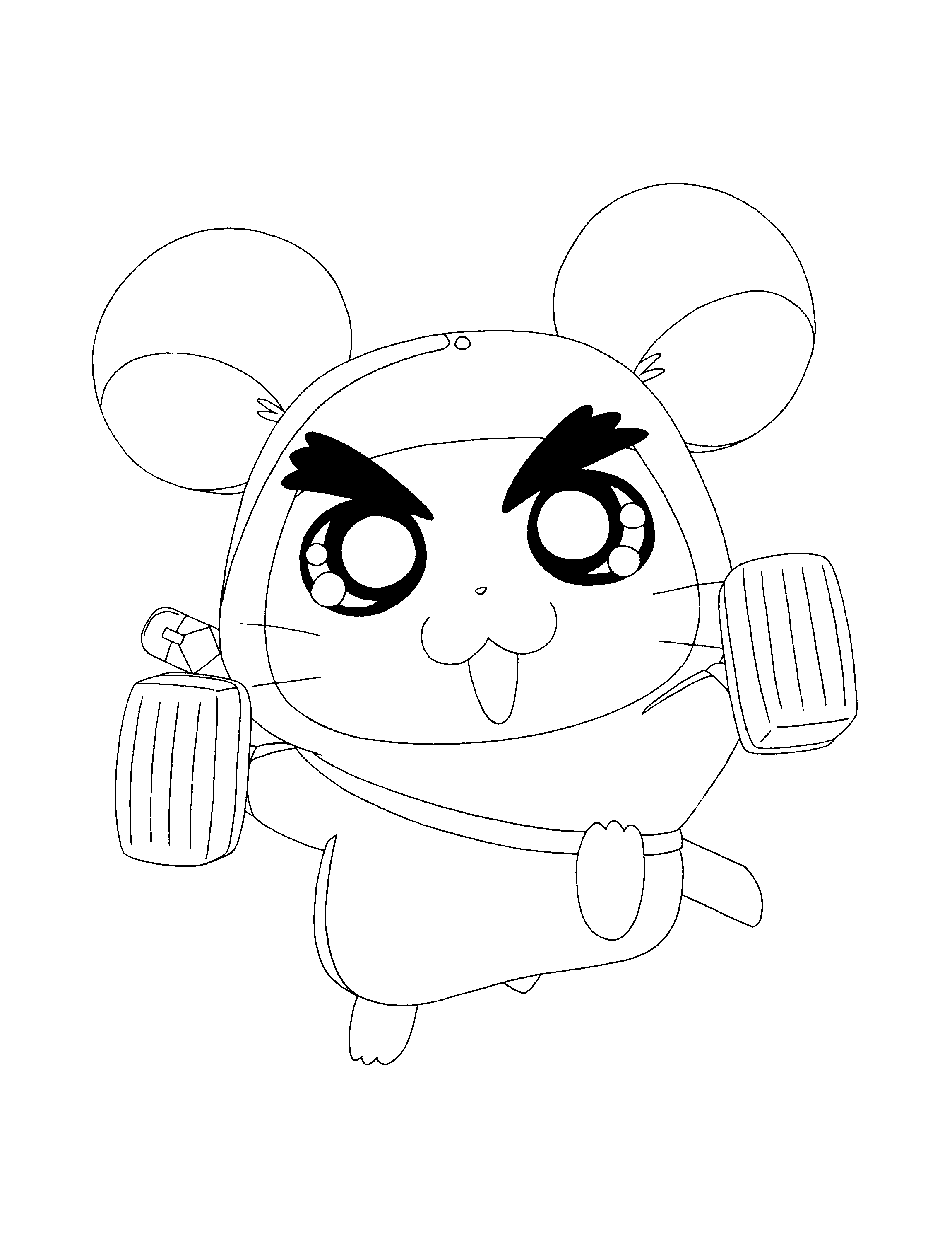 Hamtaro ausmalbilder