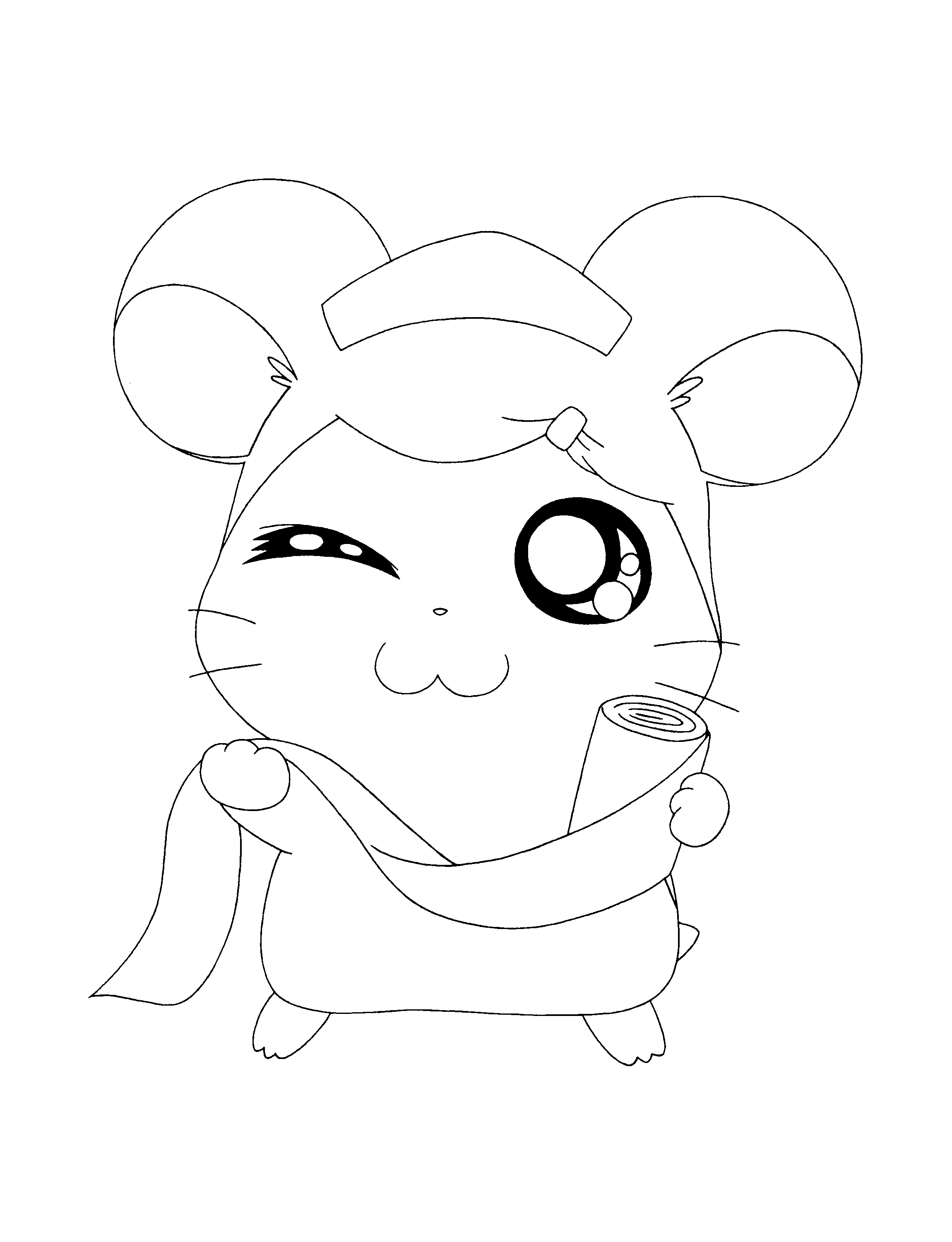 Hamtaro ausmalbilder