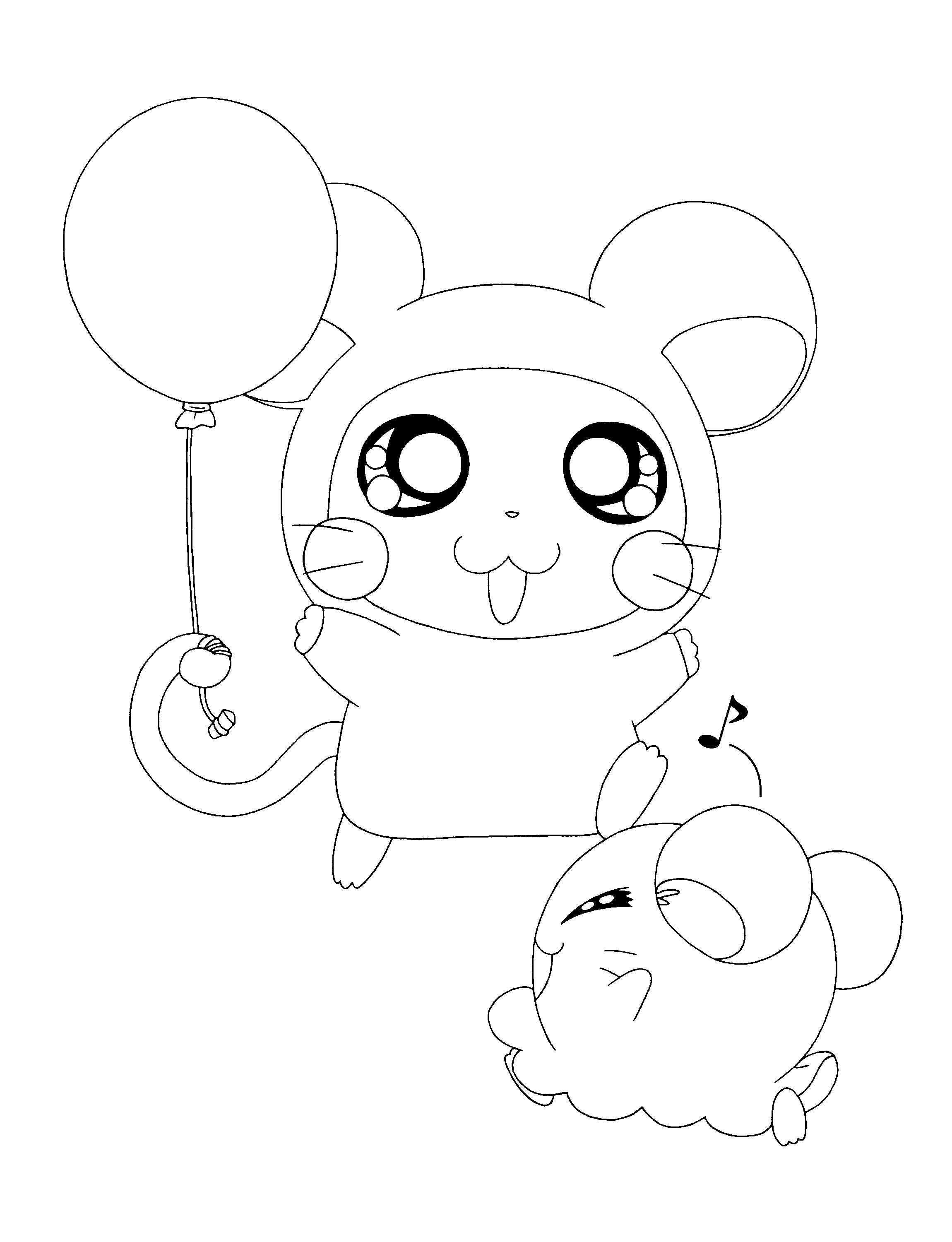 Hamtaro ausmalbilder