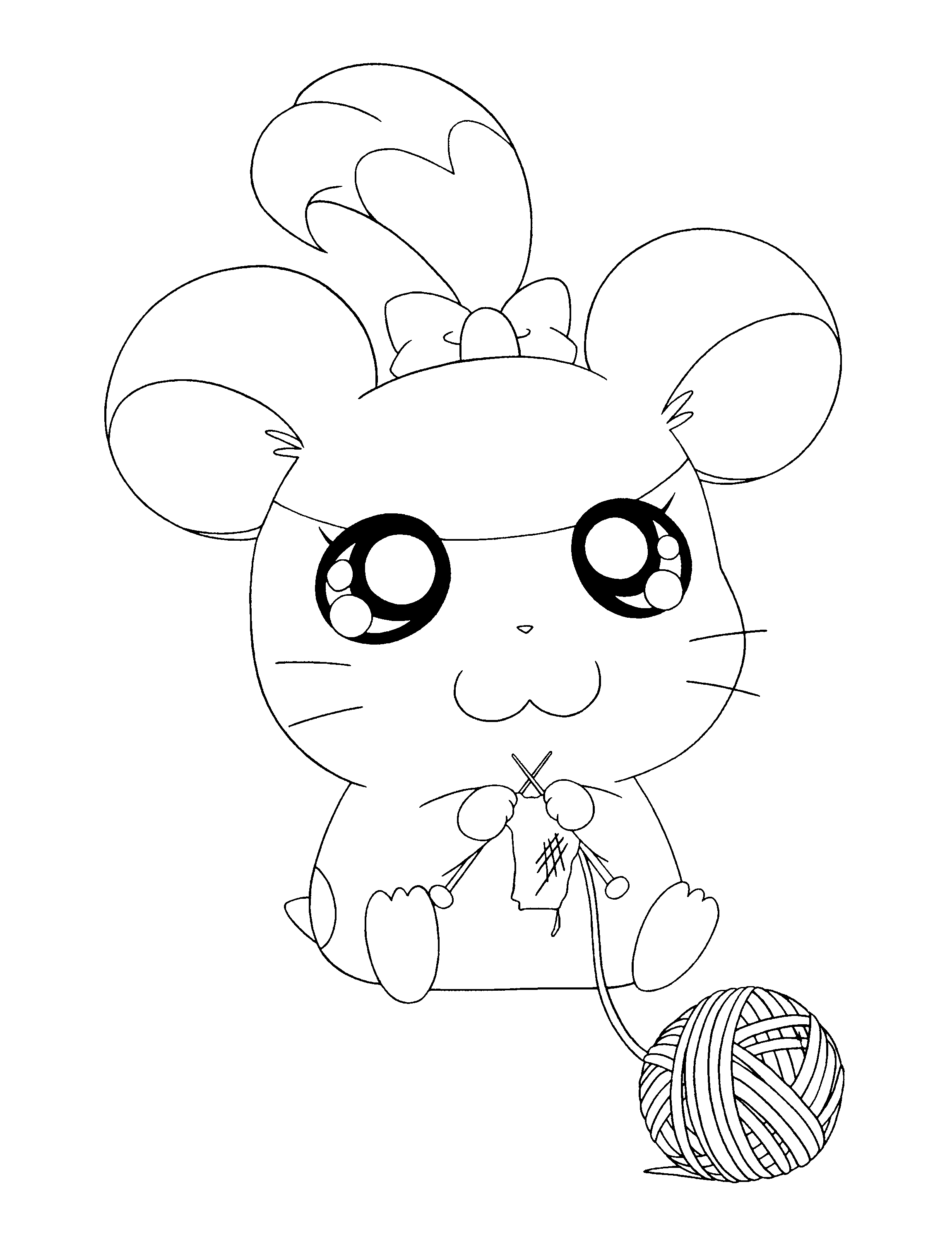 Hamtaro ausmalbilder