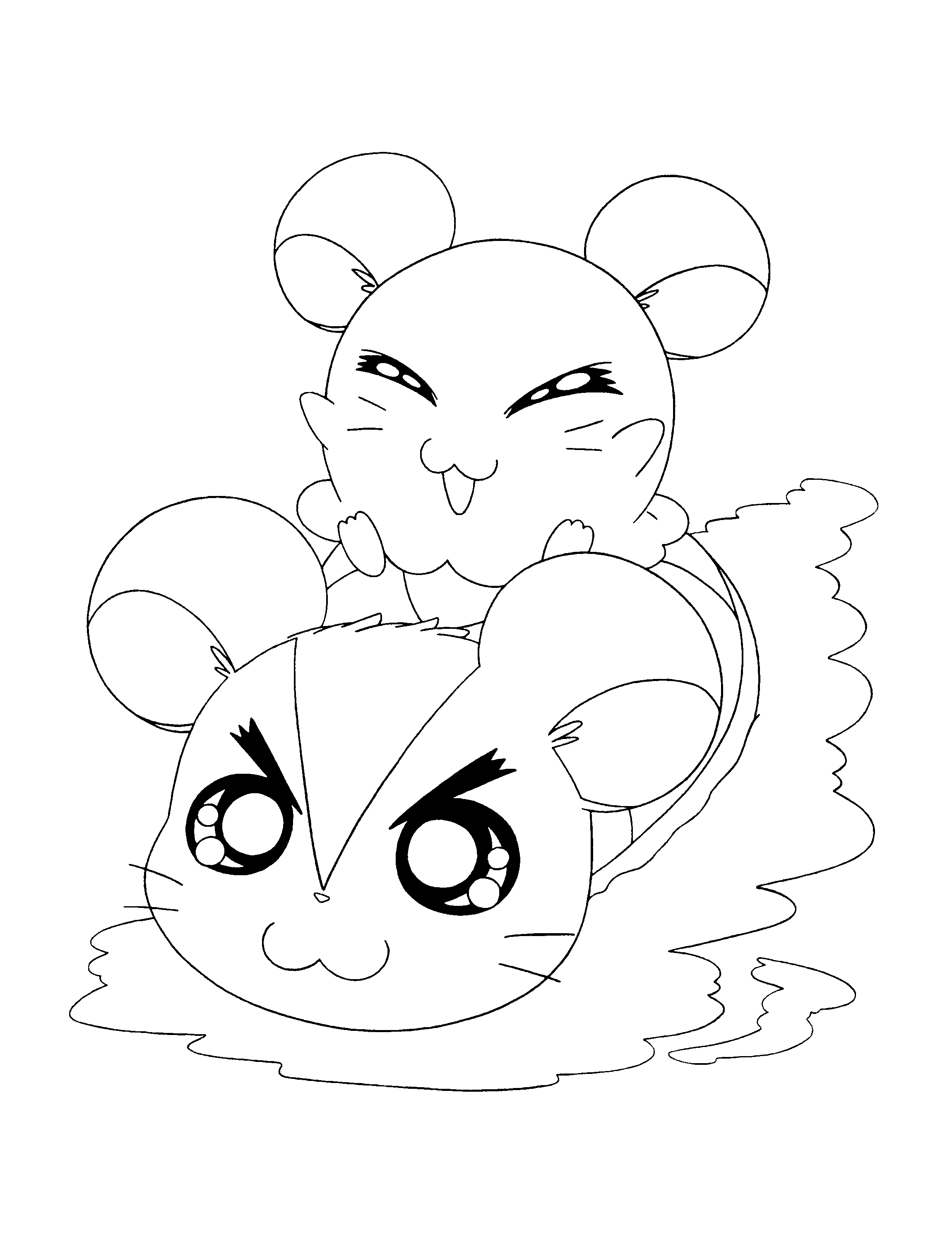 Hamtaro ausmalbilder