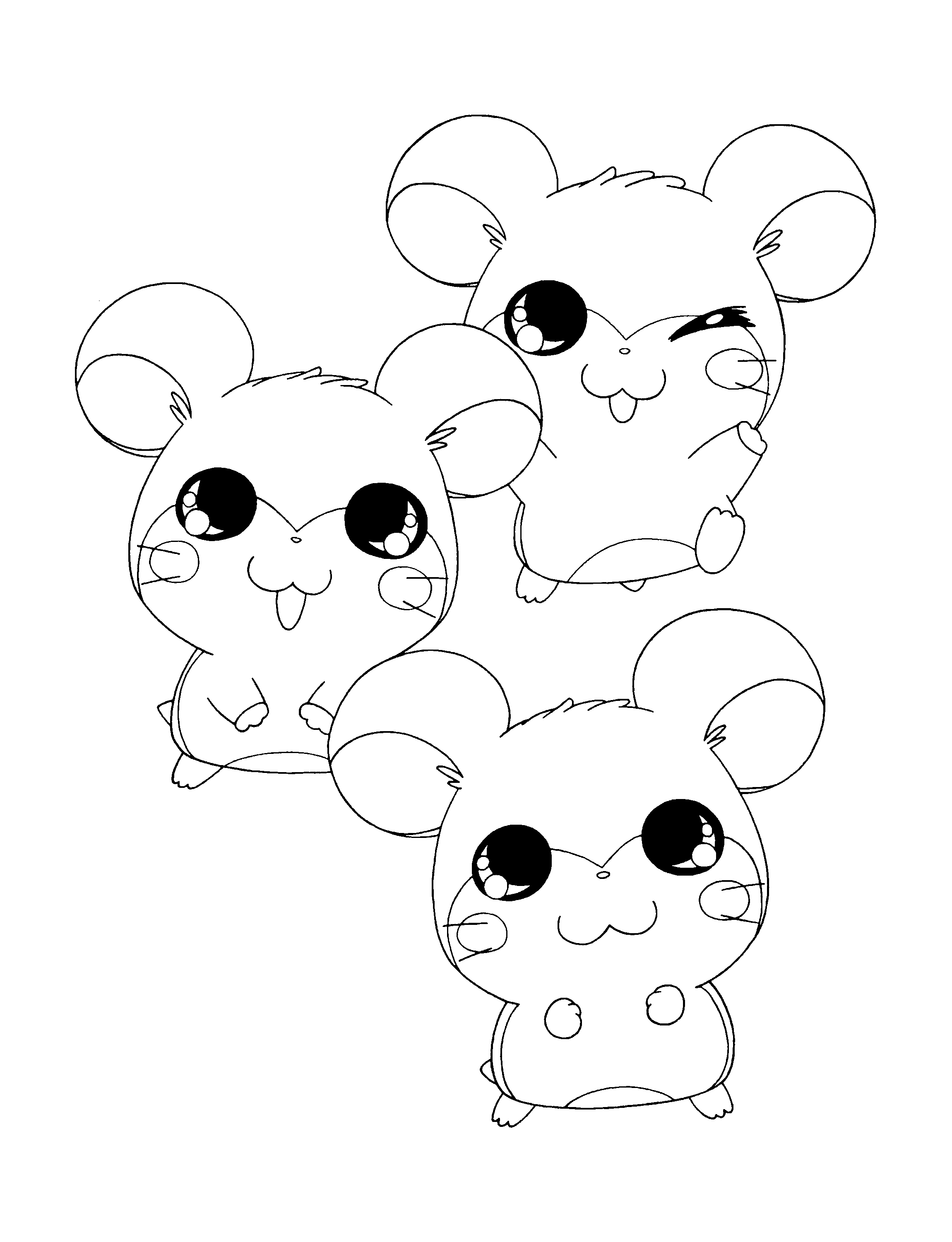 Hamtaro ausmalbilder