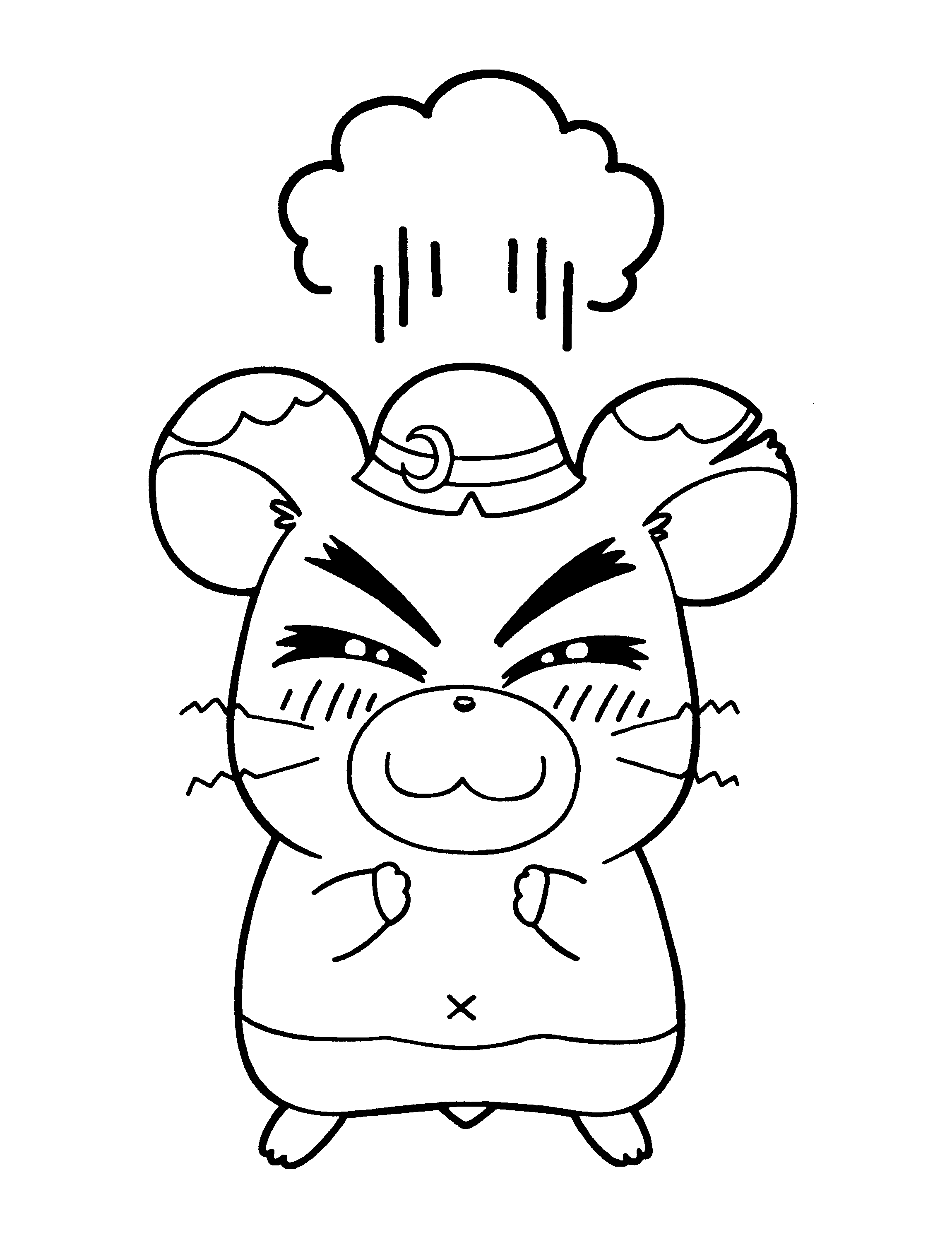 Hamtaro ausmalbilder