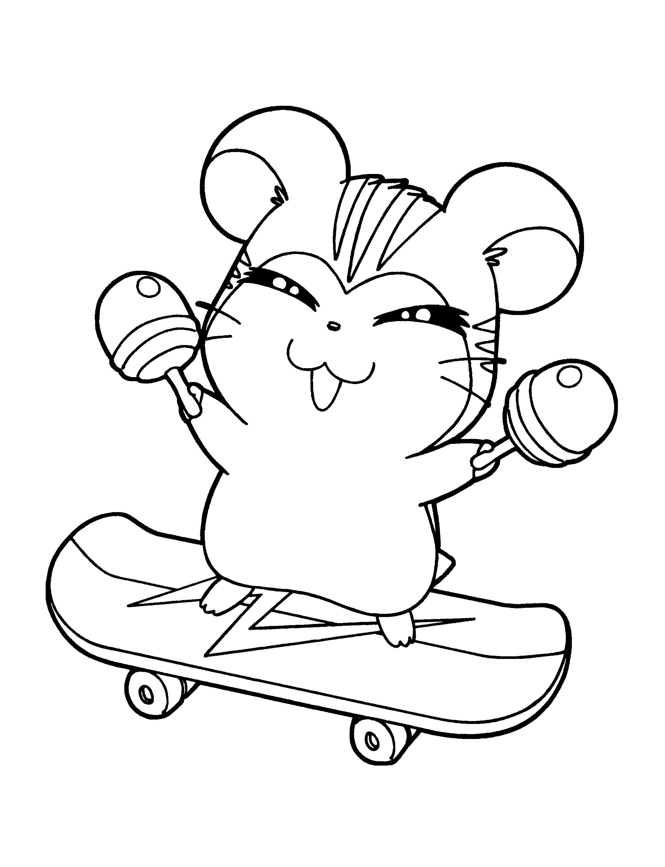 Hamtaro ausmalbilder