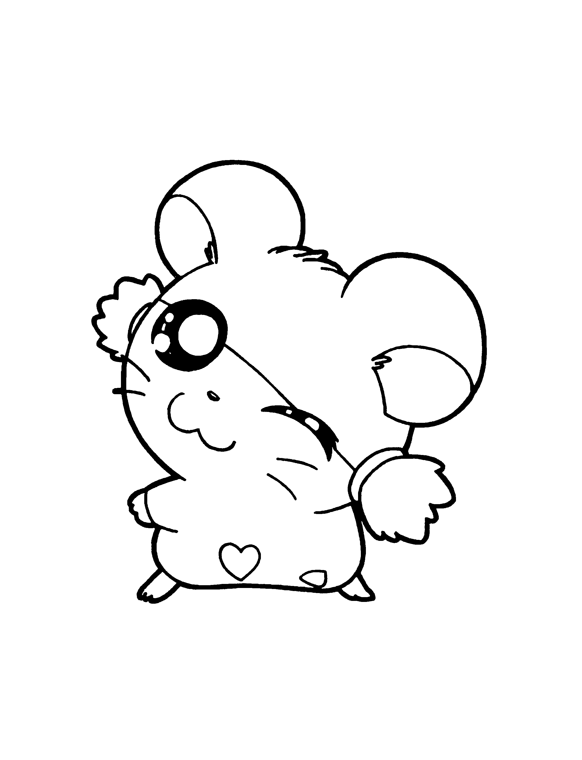 Hamtaro ausmalbilder