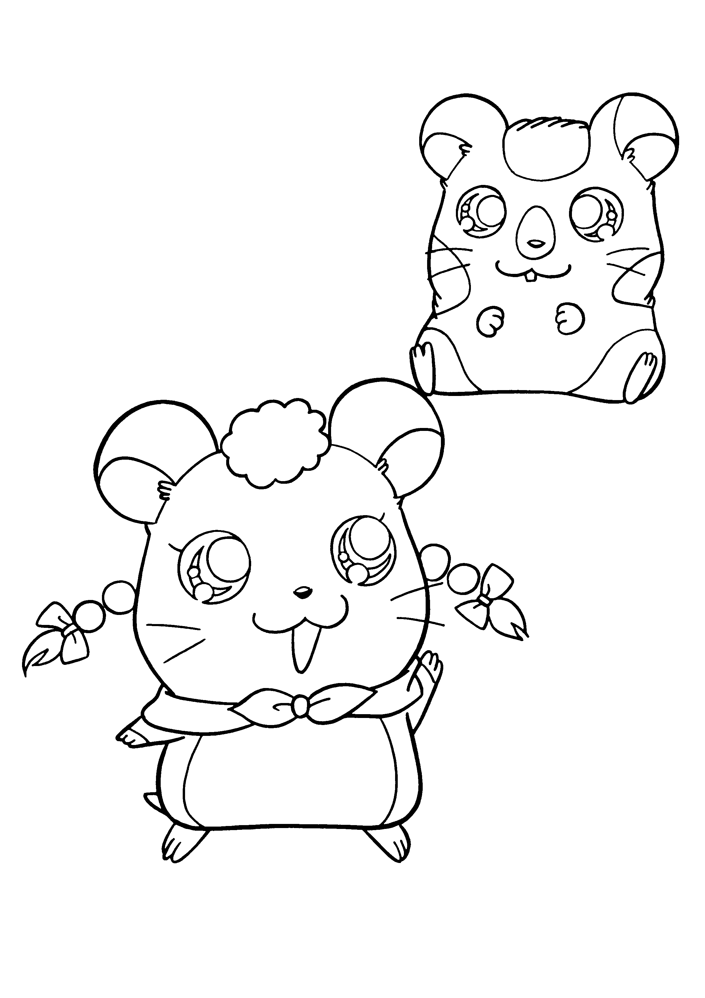 Hamtaro ausmalbilder